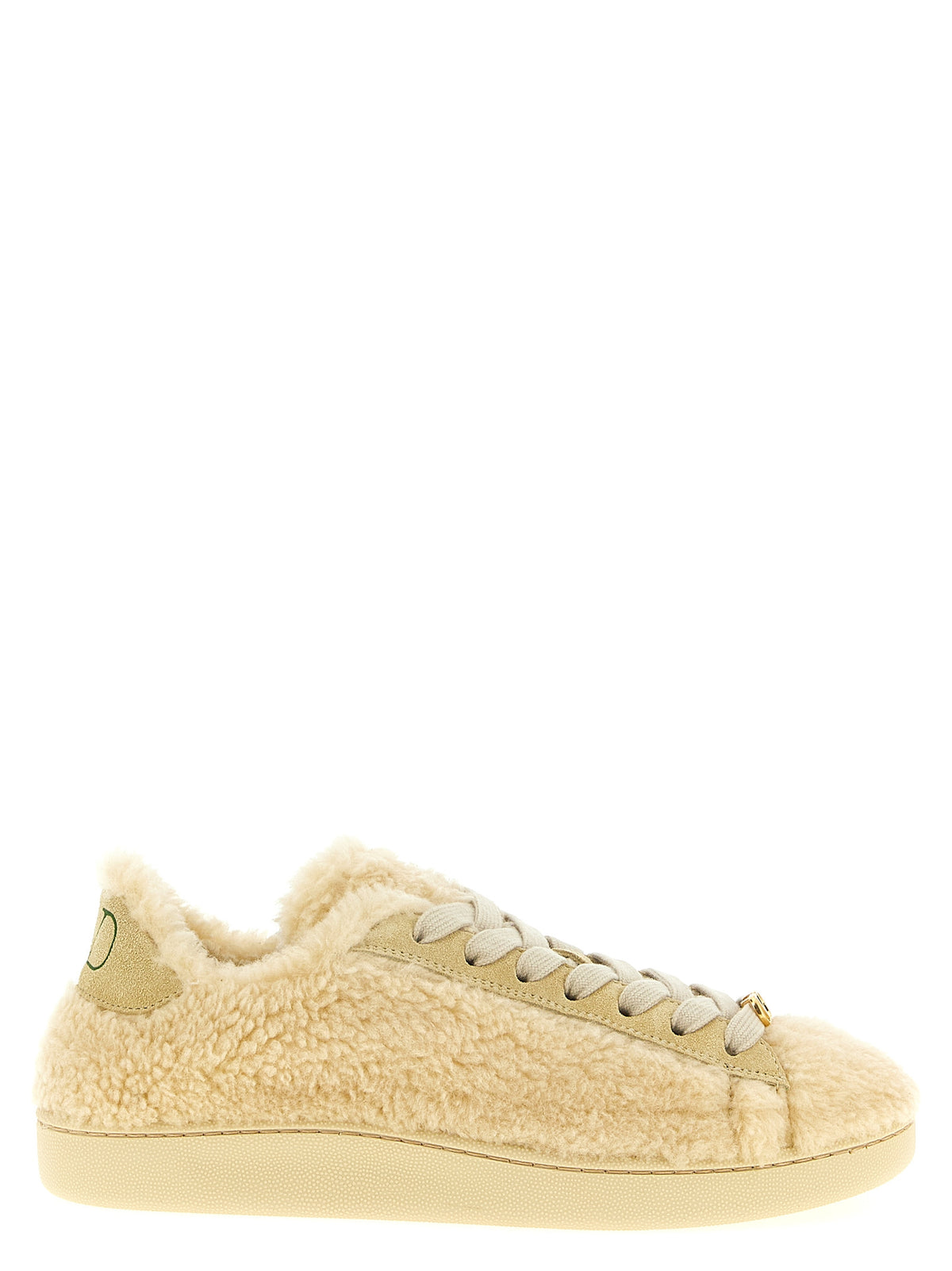 Valentino Garavani Beige Wool Women's Sneakers
