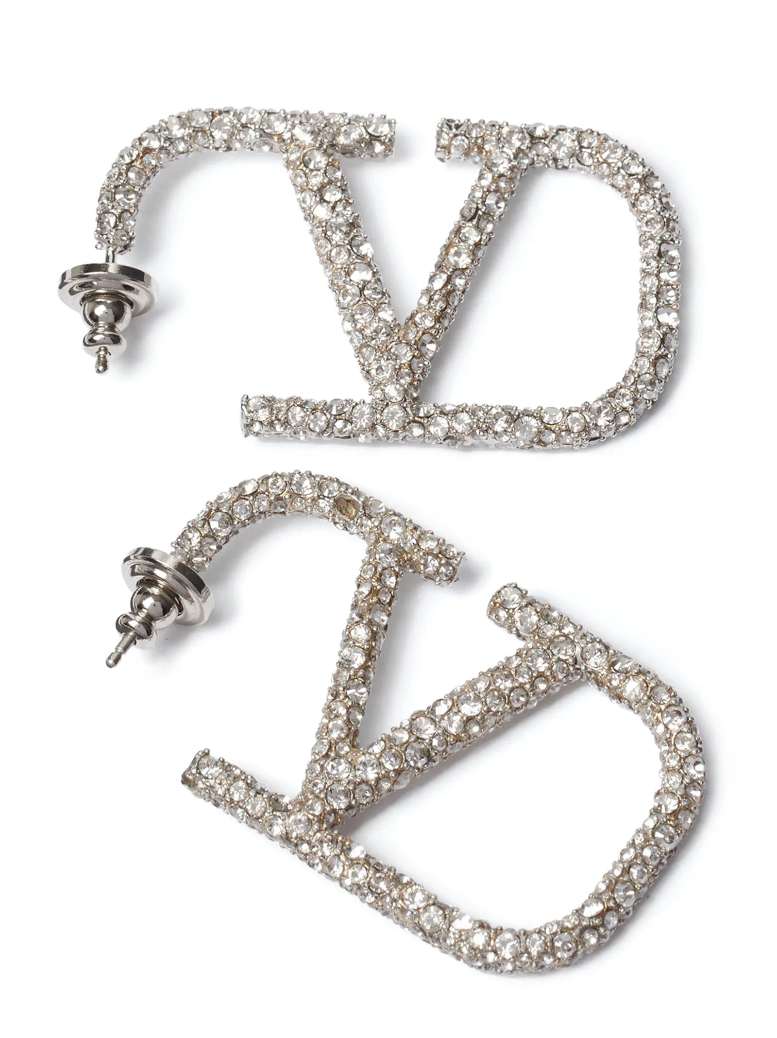 Valentino Garavani Silver Stainless Steel Women's Earrings