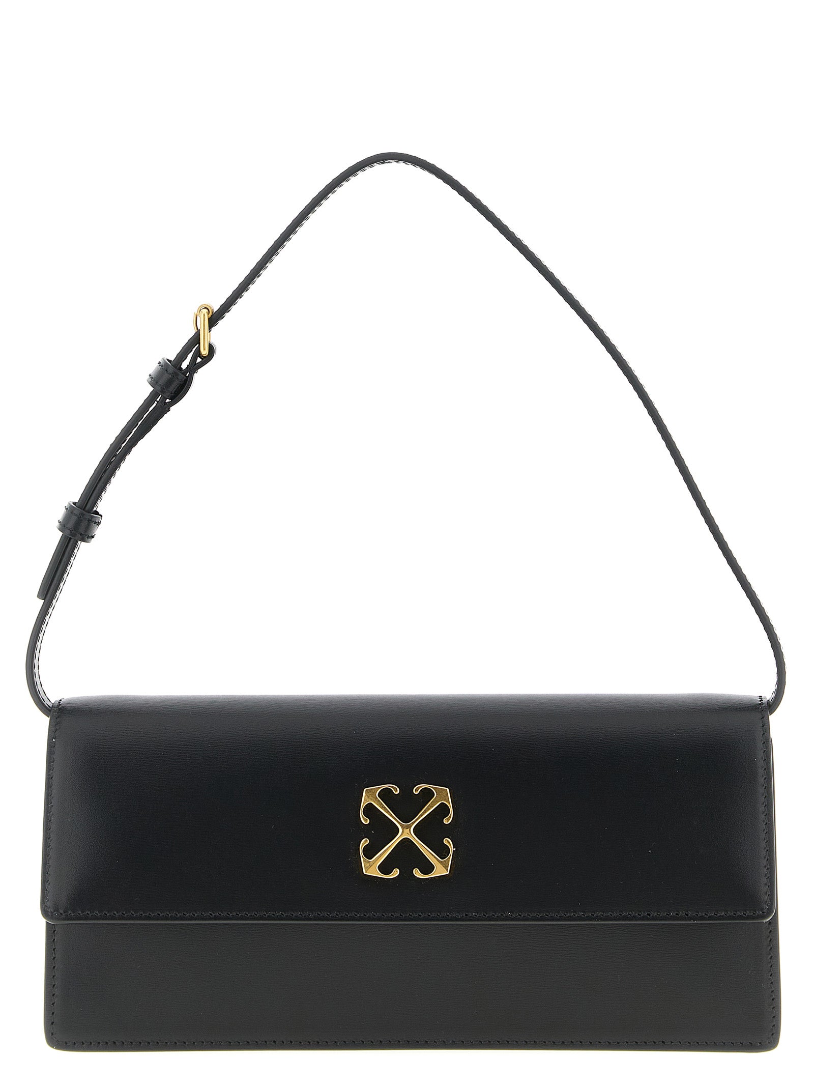 Off-White Black Polyester Shoulder Women's Bag