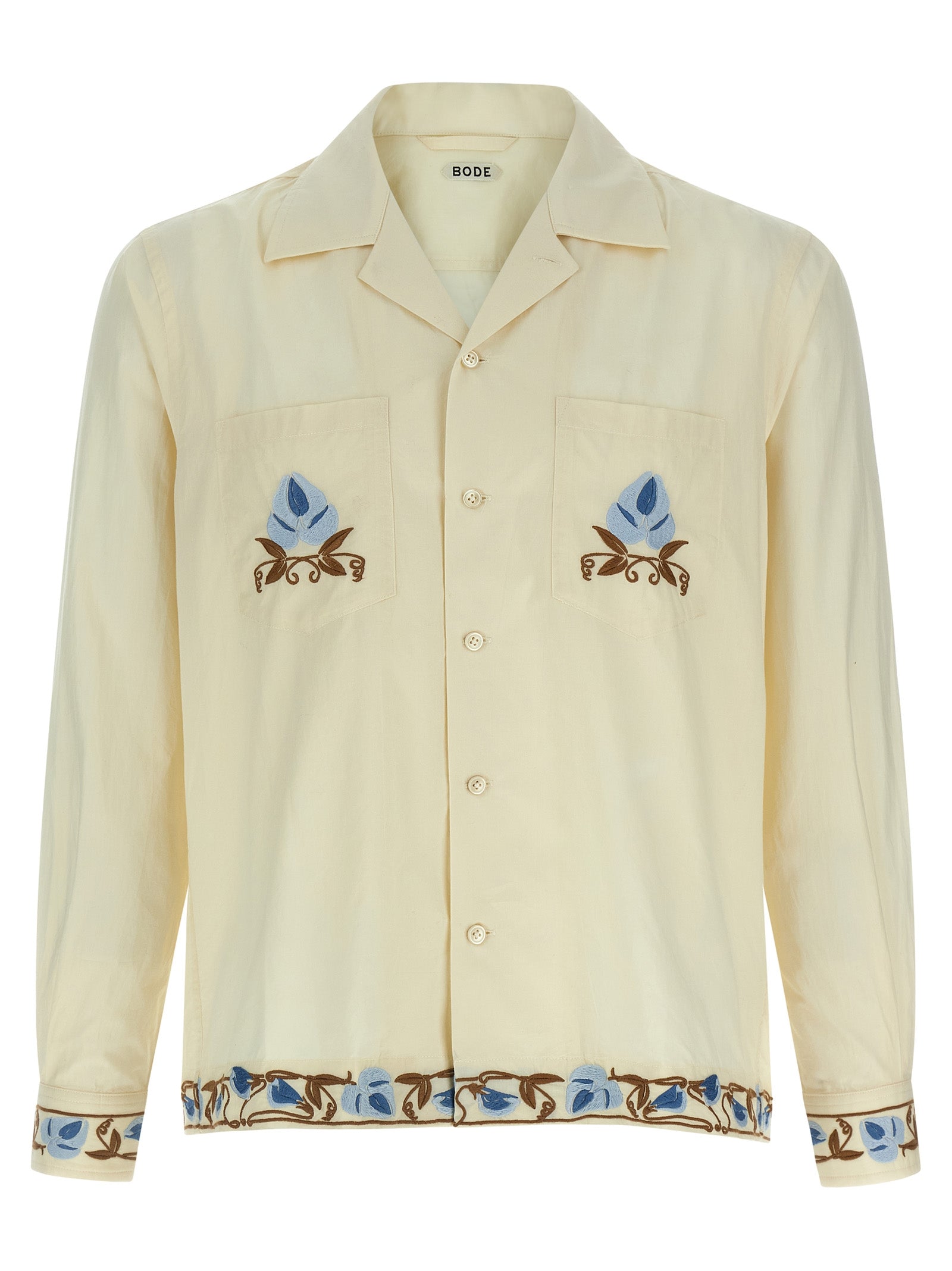 BODE Beige Cotton Men's Blouse