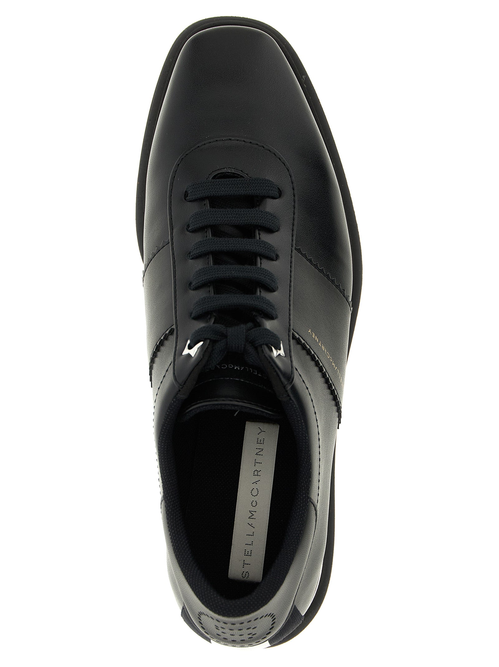 Stella McCartney Black Polyethylene Wedge Women's Sandals