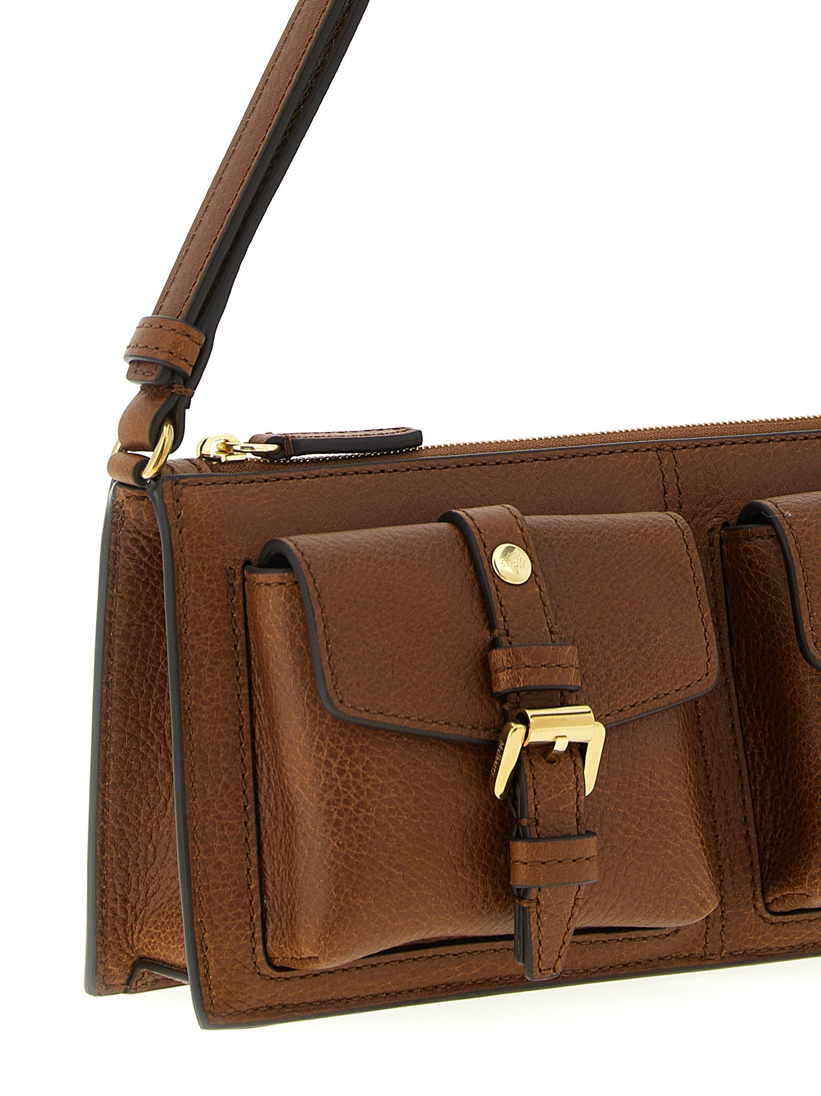 Mulberry Brown Calfskin Shoulder Women's Bag