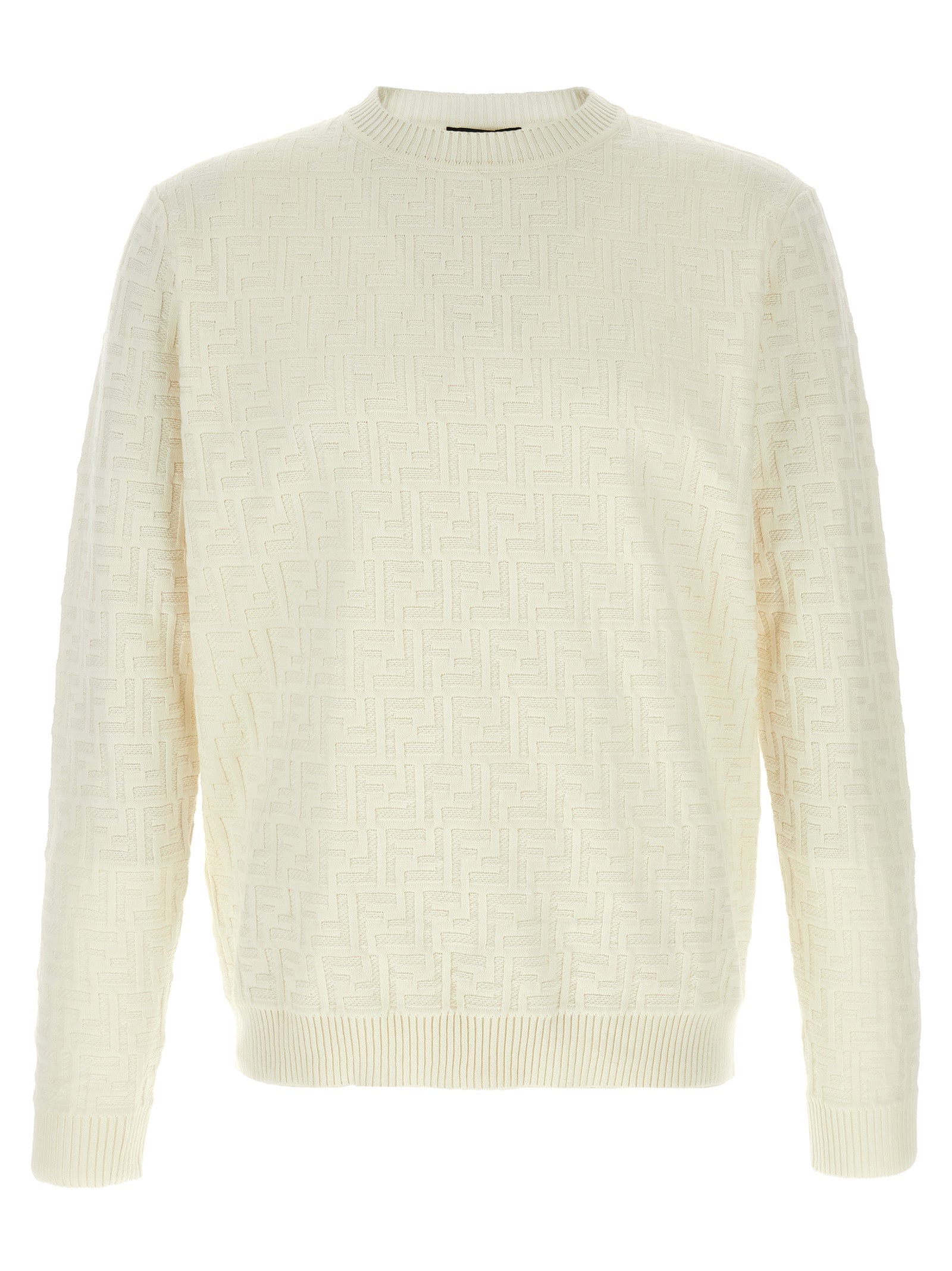 Fendi White Cotton Men's Cardigan