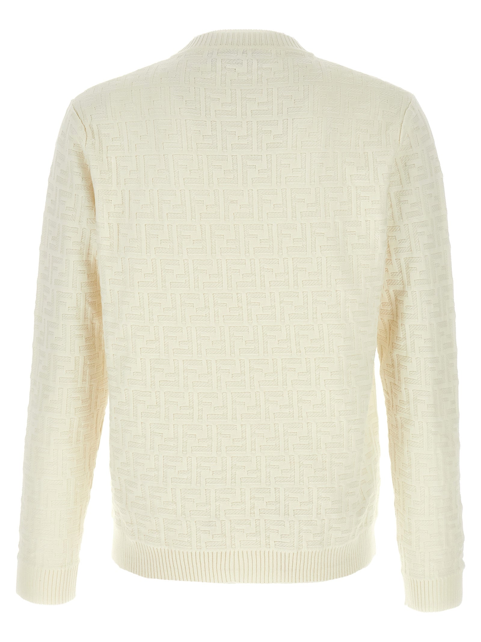 Fendi White Cotton Men's Cardigan