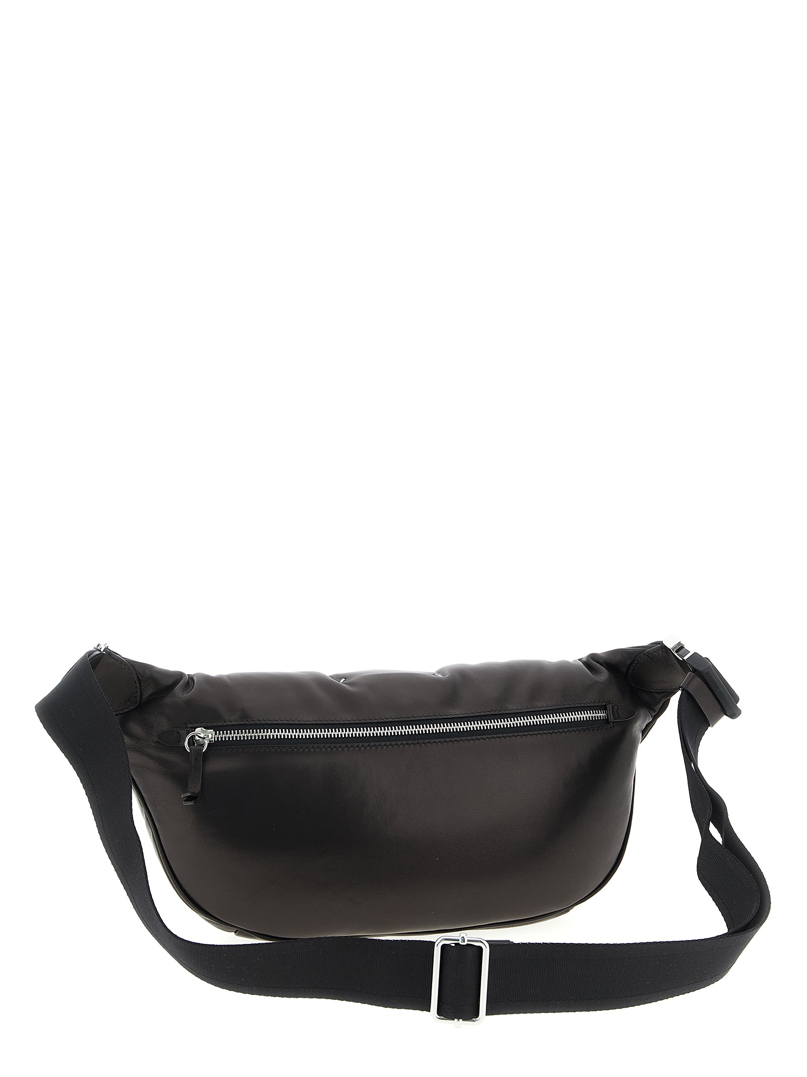 Maison Margiela Black Lambskin Crossbody Men's Bag
