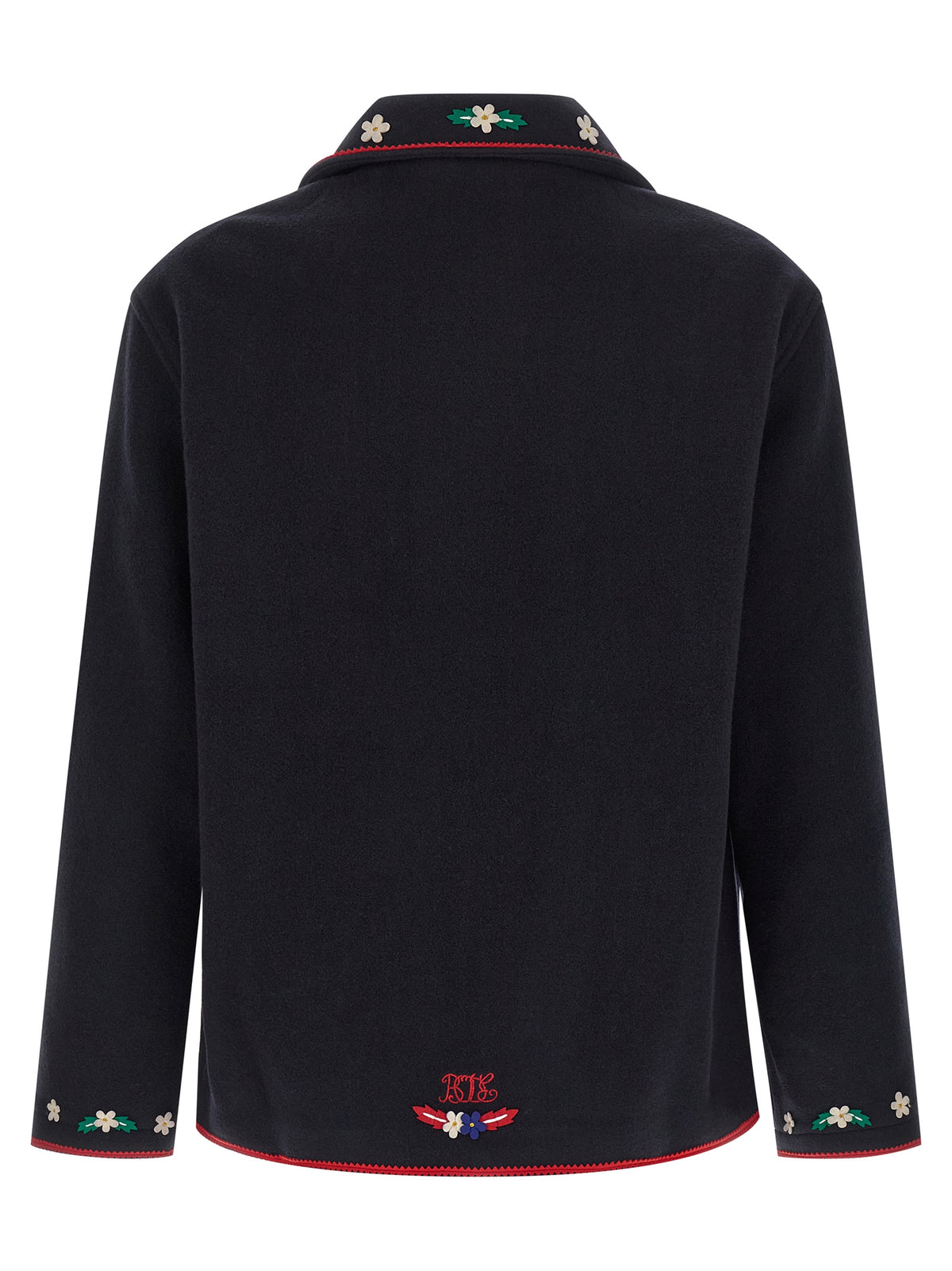BODE Blue Wool Full-Length Men's Jacket