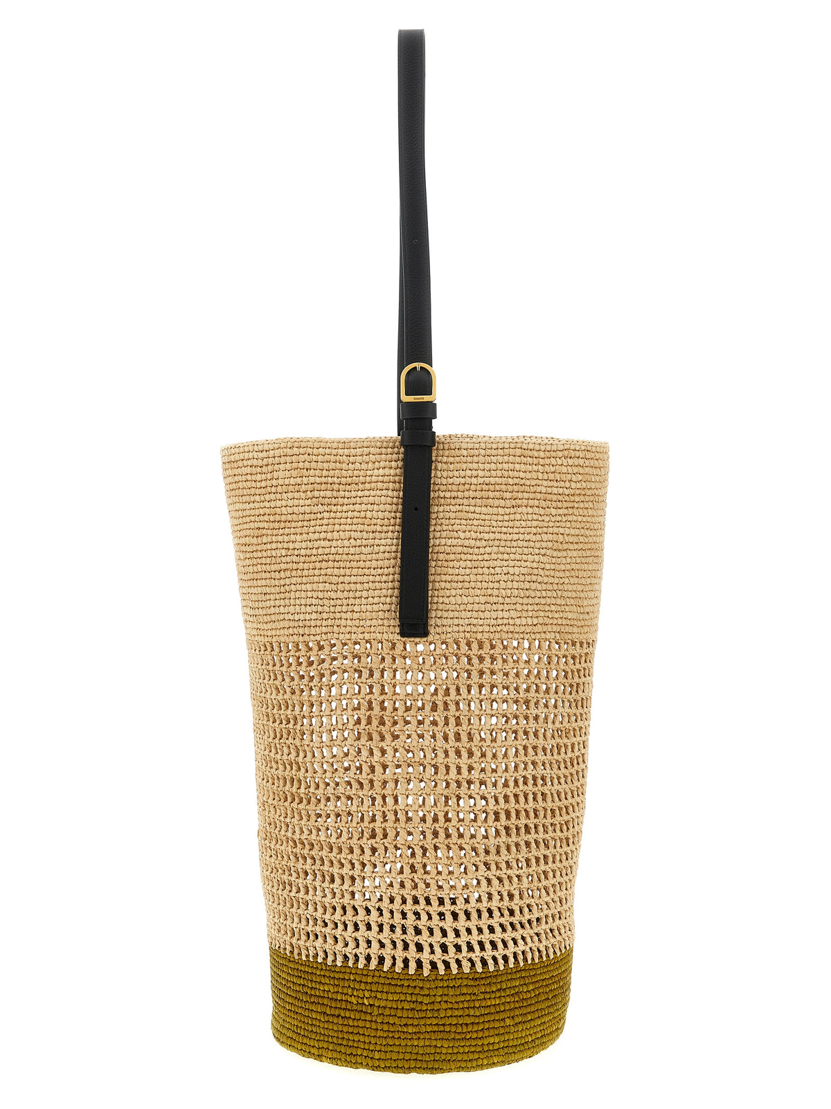 Khaite Beige Sisal Shoulder Women's Bag