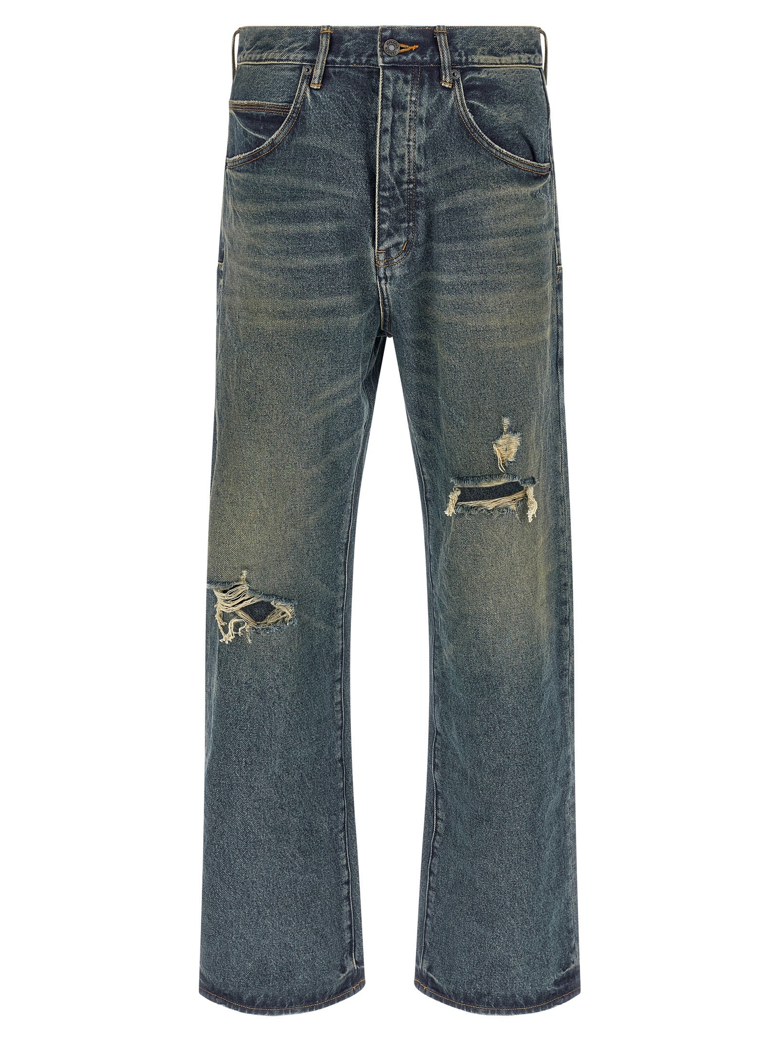 PURPLE Blue Cotton Jeans Men's Denim