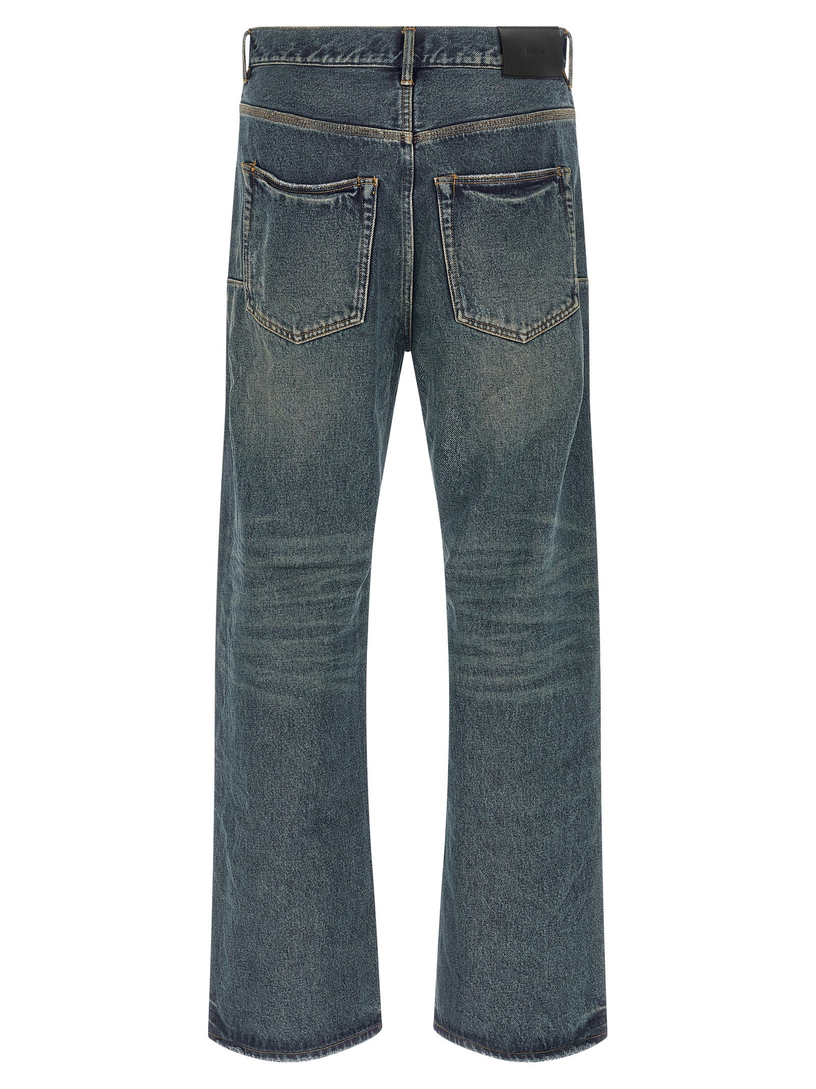 PURPLE Blue Cotton Jeans Men's Denim