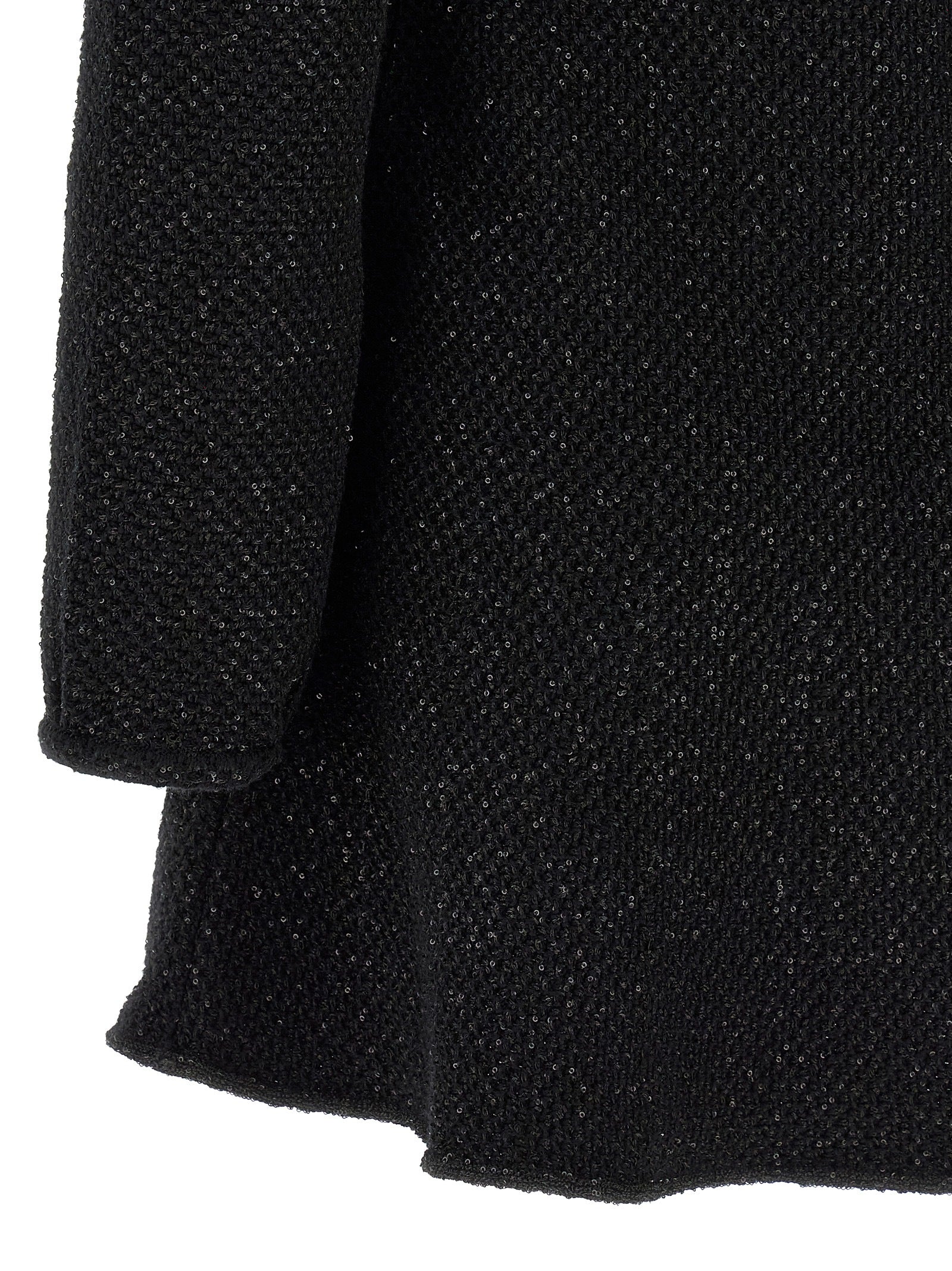 Self-Portrait Black Cotton Short Women's Dress