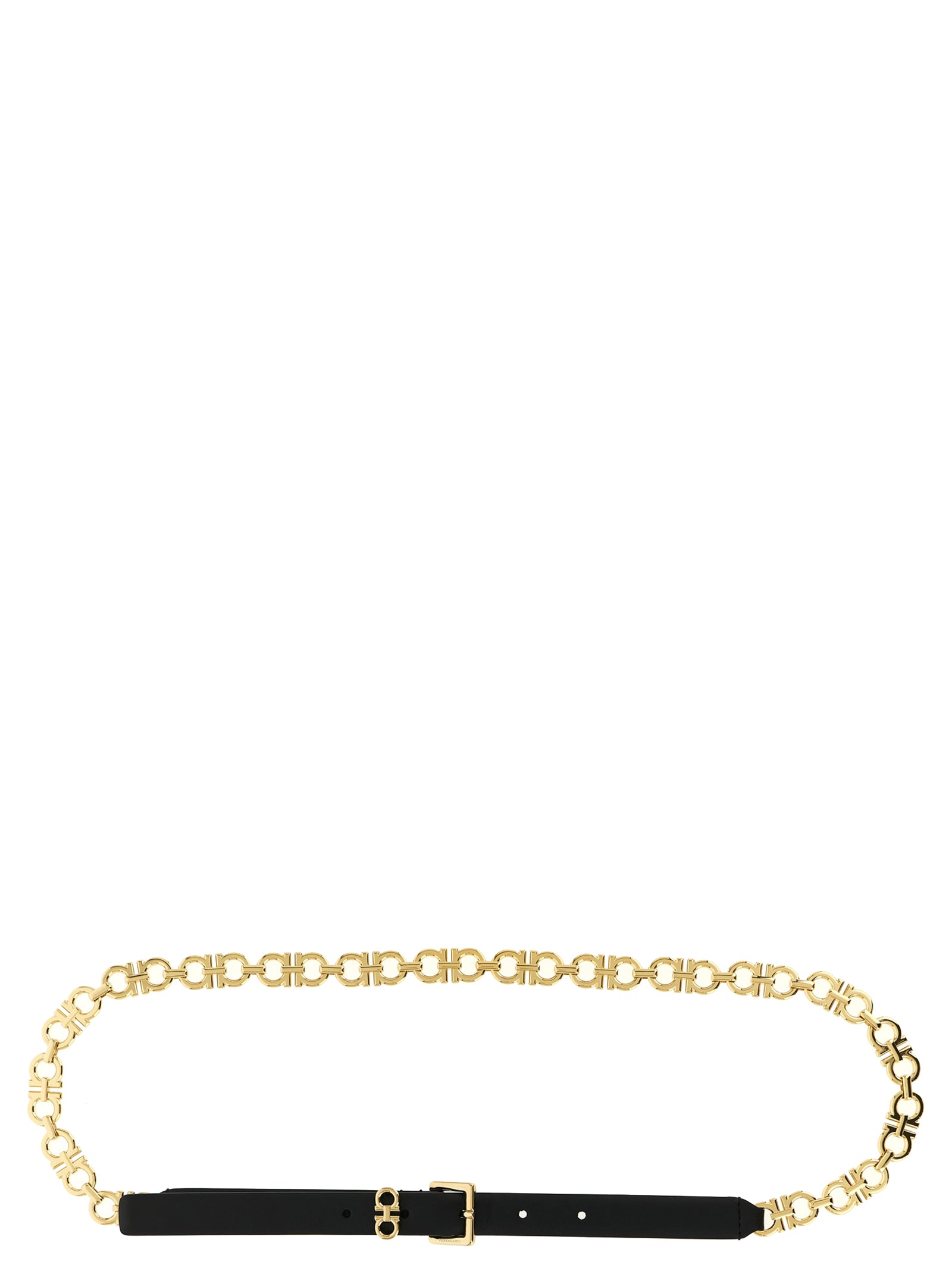 Ferragamo Black Calfskin Women's Belt