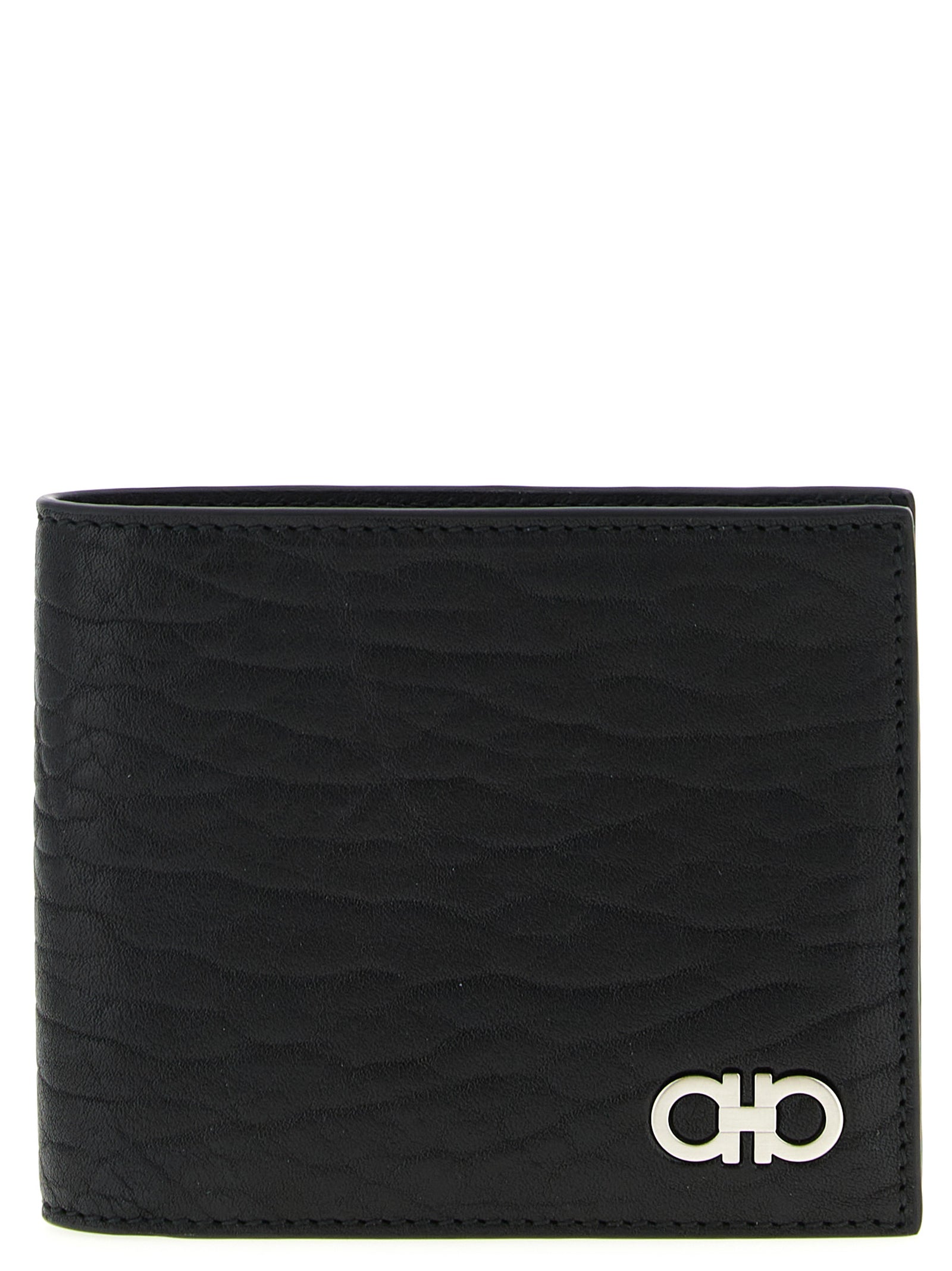 Ferragamo Black Calfskin Men's Wallet
