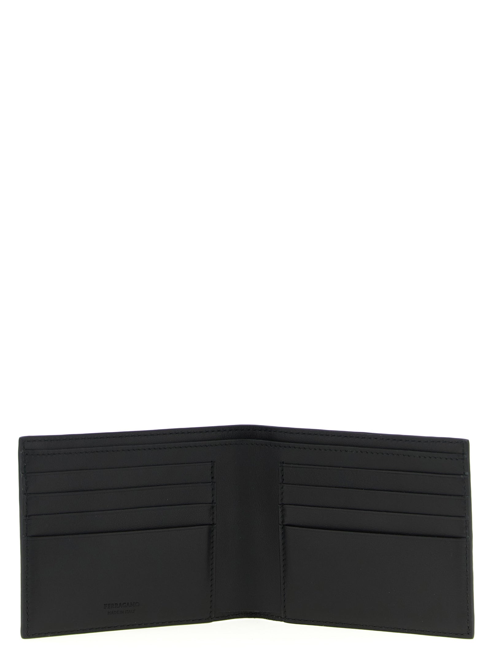 Ferragamo Black Calfskin Men's Wallet