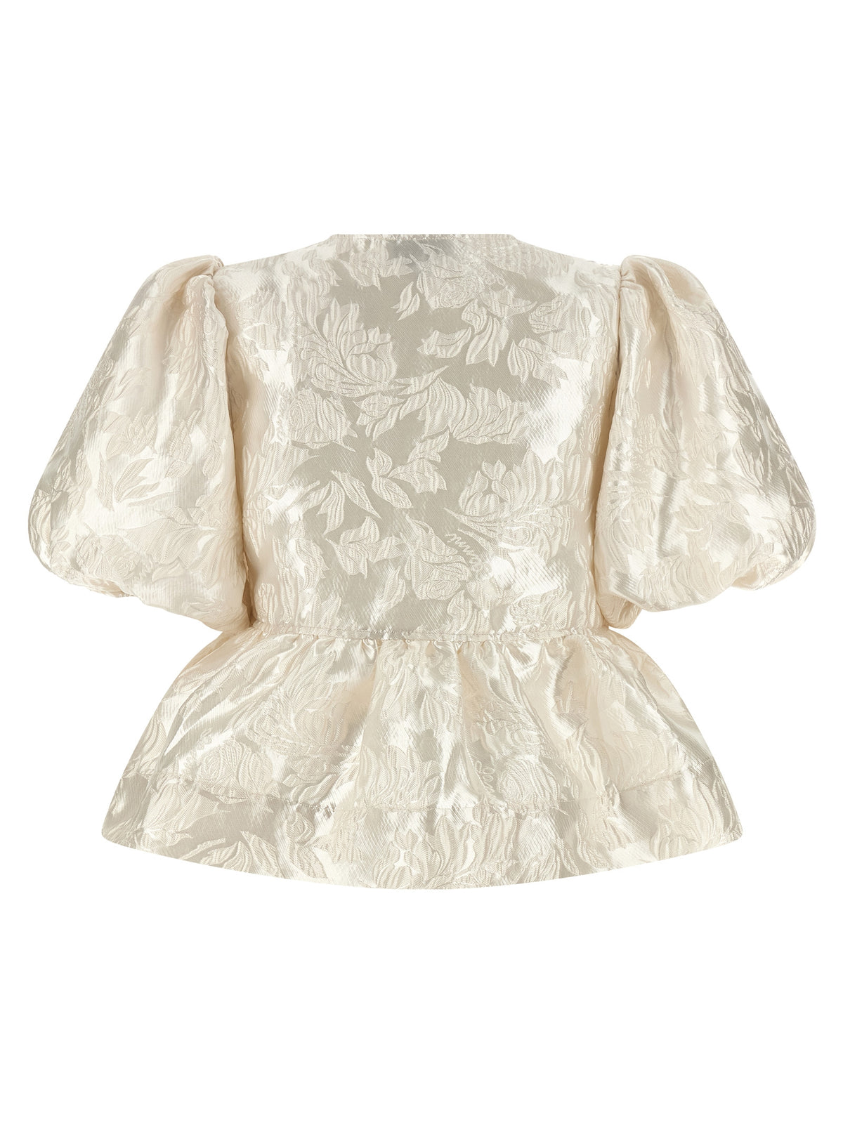 Ganni White Polyester Women's Blouse