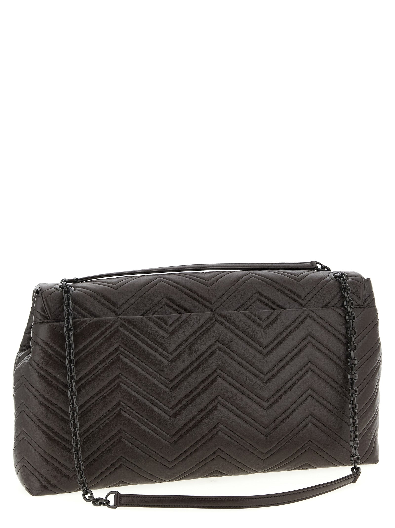 Gucci Brown Calfskin Shoulder Women's Bag