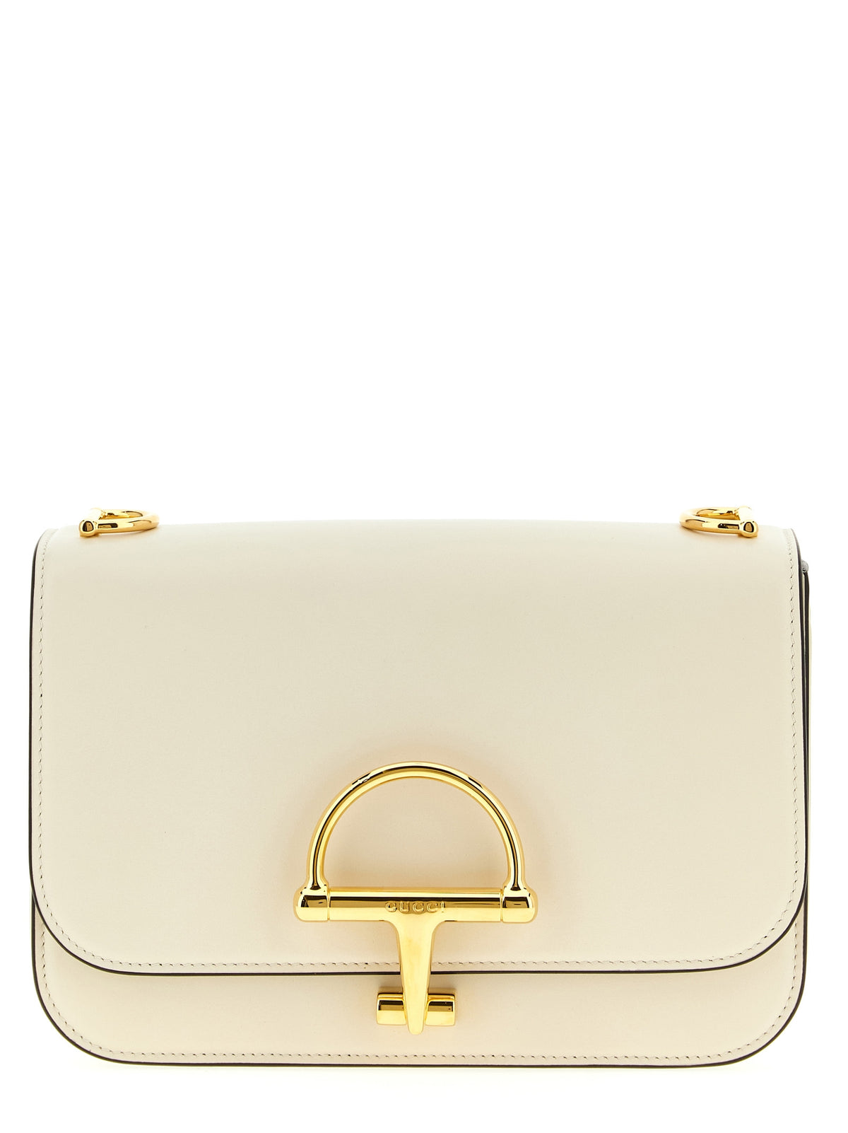 Gucci White Calfskin Shoulder Women's Bag
