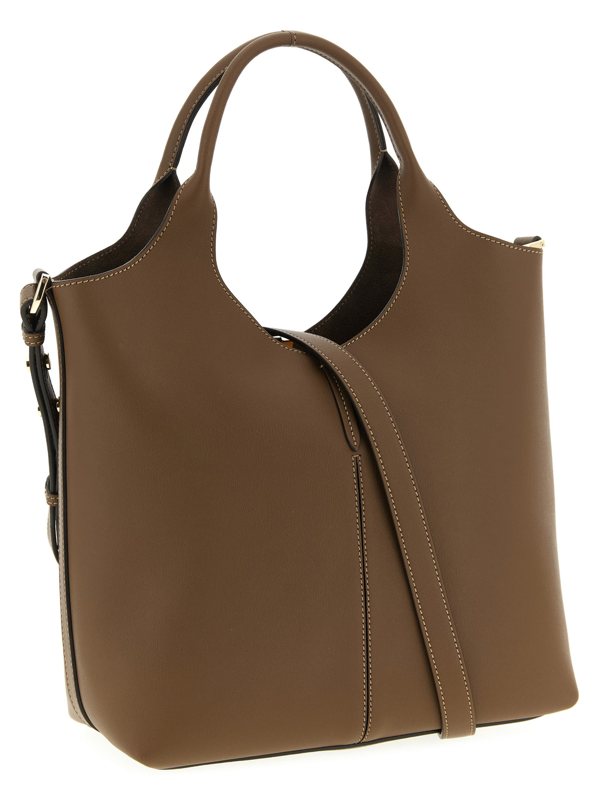 Tod's Brown Calfskin Women's Handbag