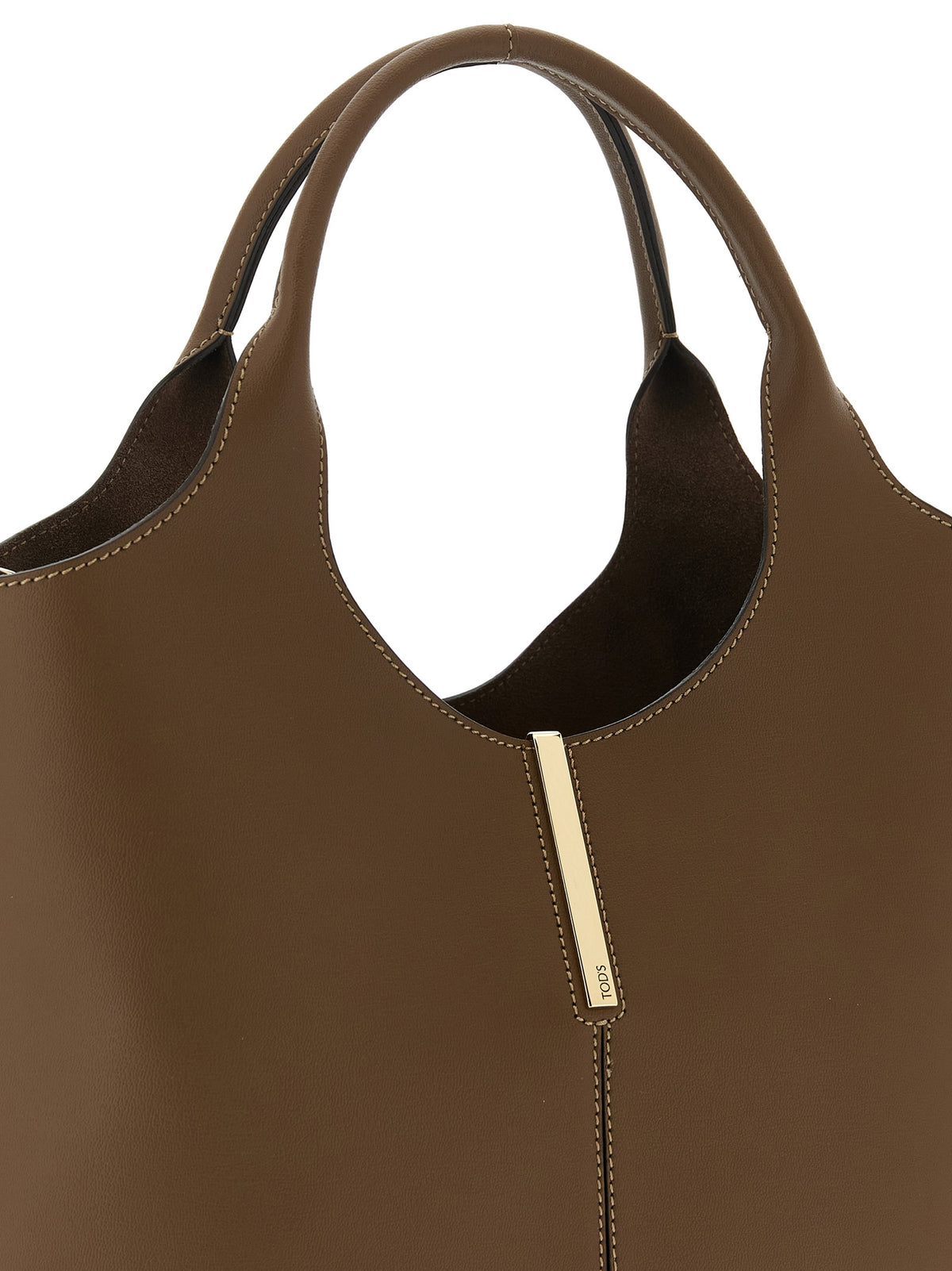 Tod's Brown Calfskin Women's Handbag