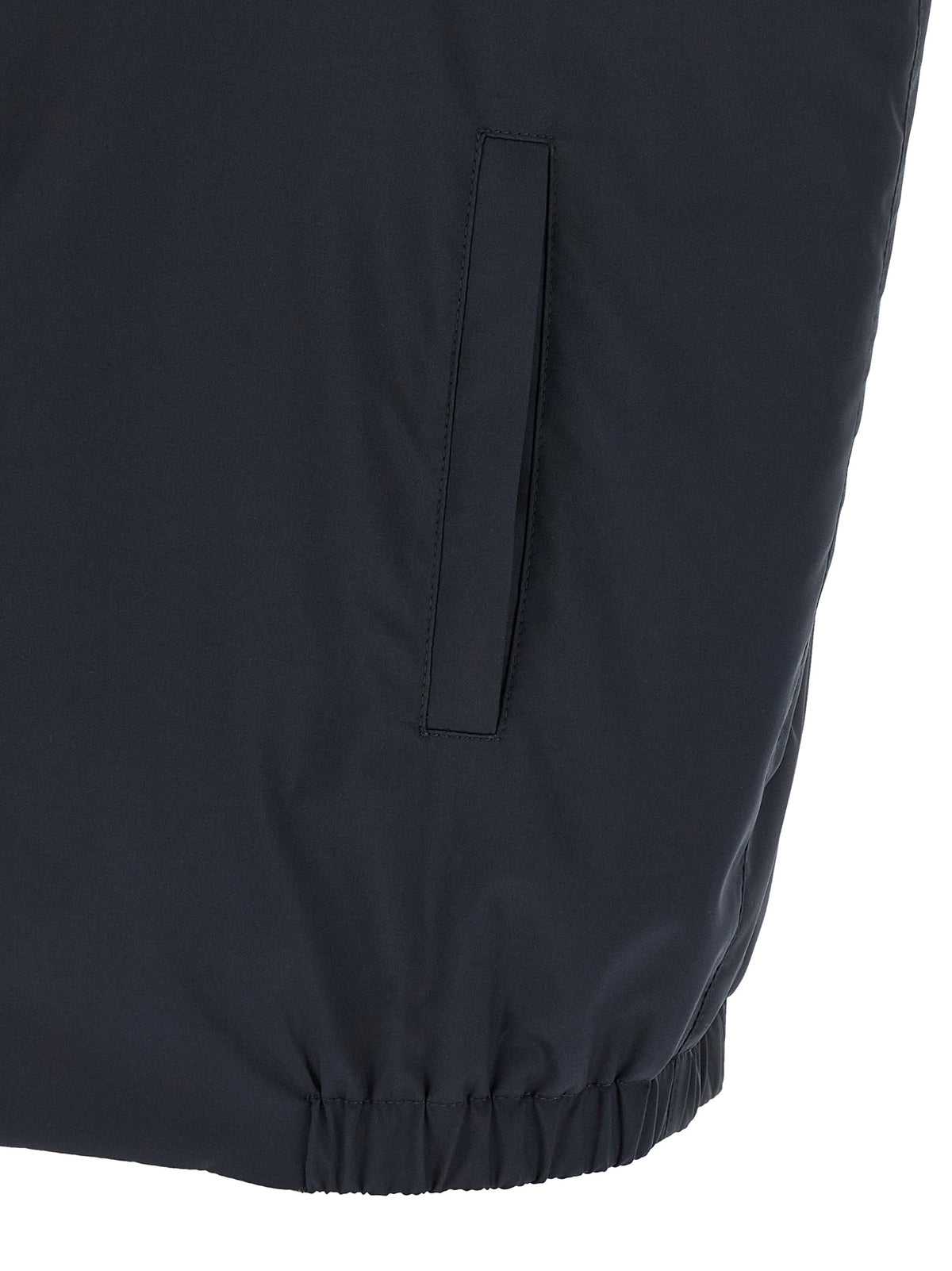 Kiton Blue Cotton Sleeveless Men's Jacket