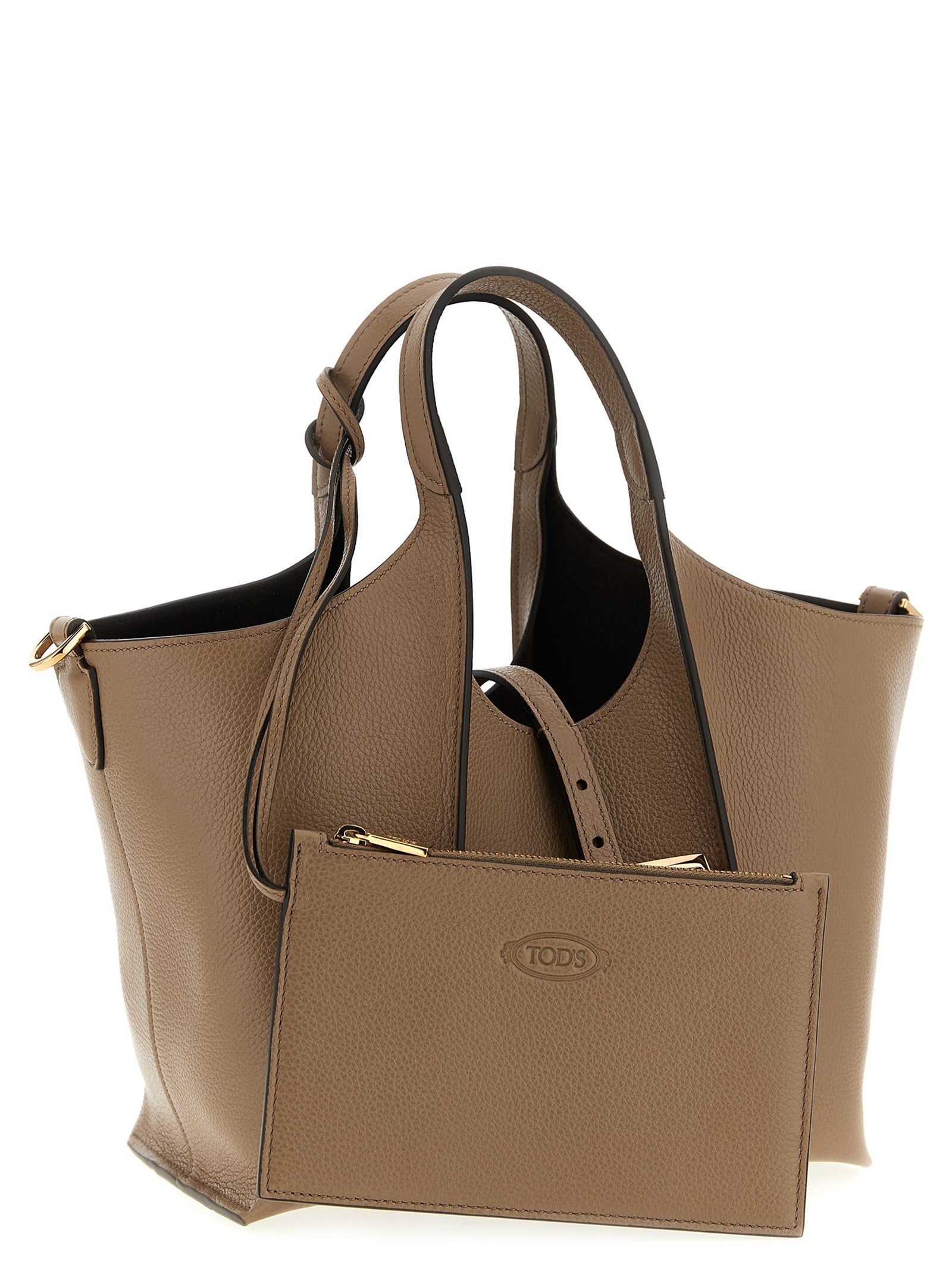 Tod's Beige Calfskin Women's Handbag