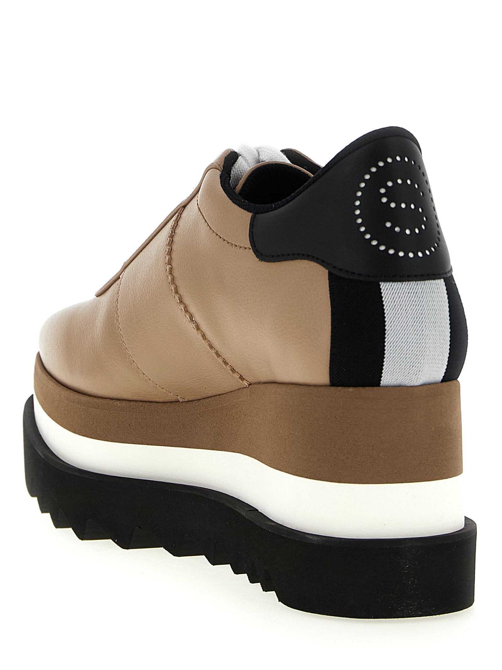 Stella McCartney Beige Polyethylene Wedge Women's Sandals
