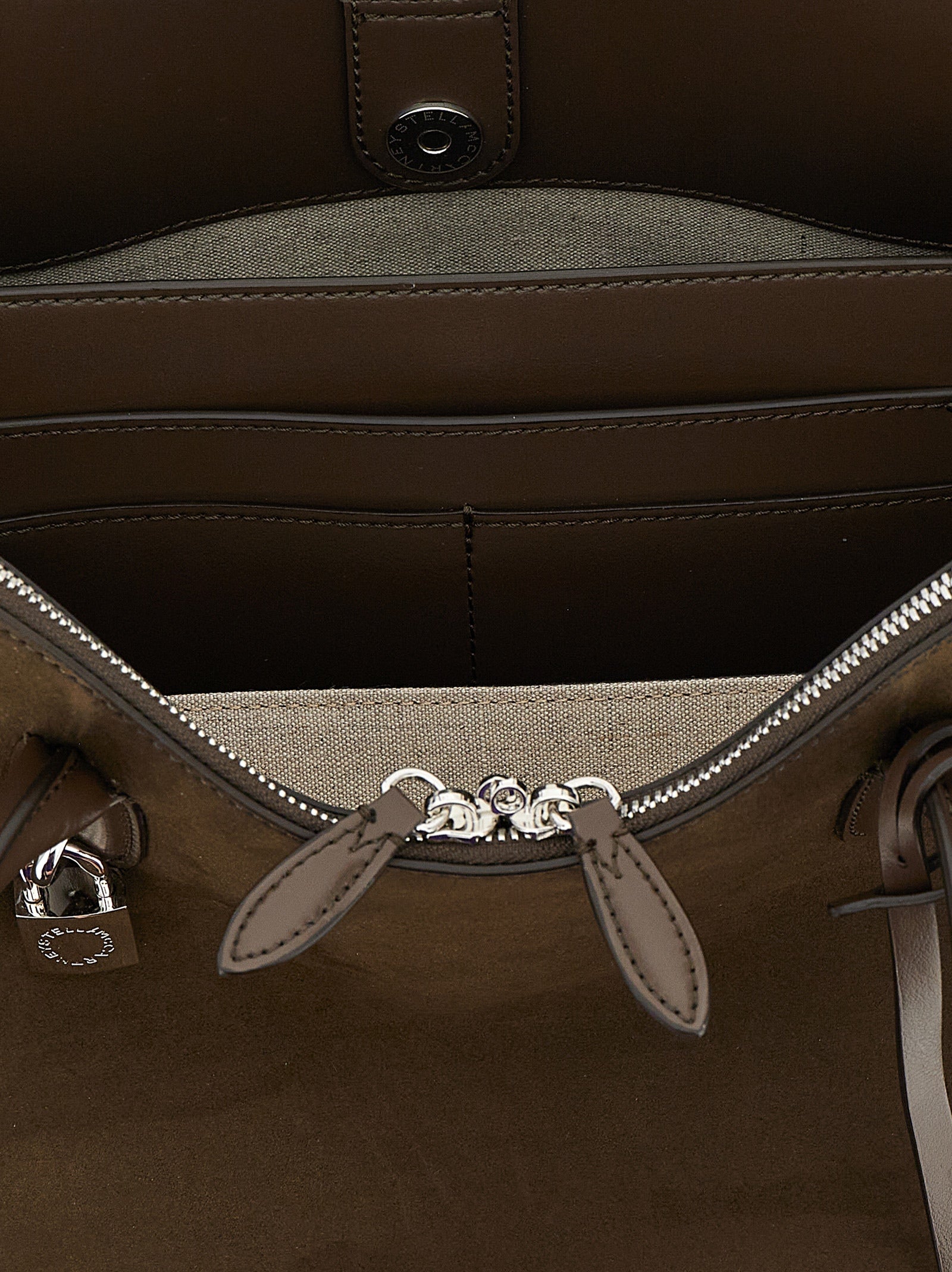 Stella McCartney Brown Hemp Shoulder Women's Bag