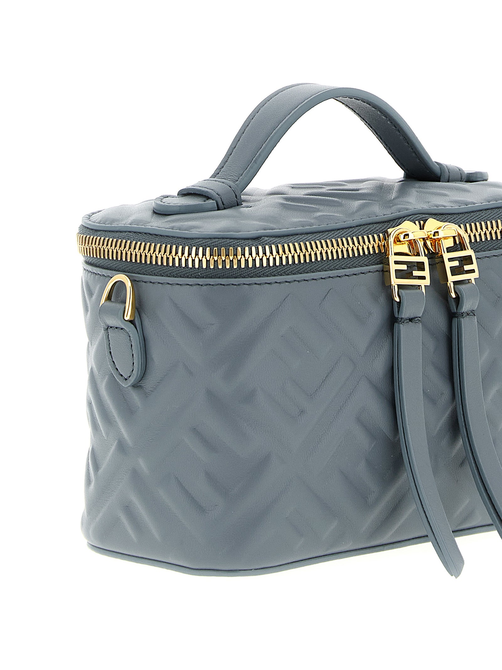 Fendi Blue Lamb Leather Women's Handbag