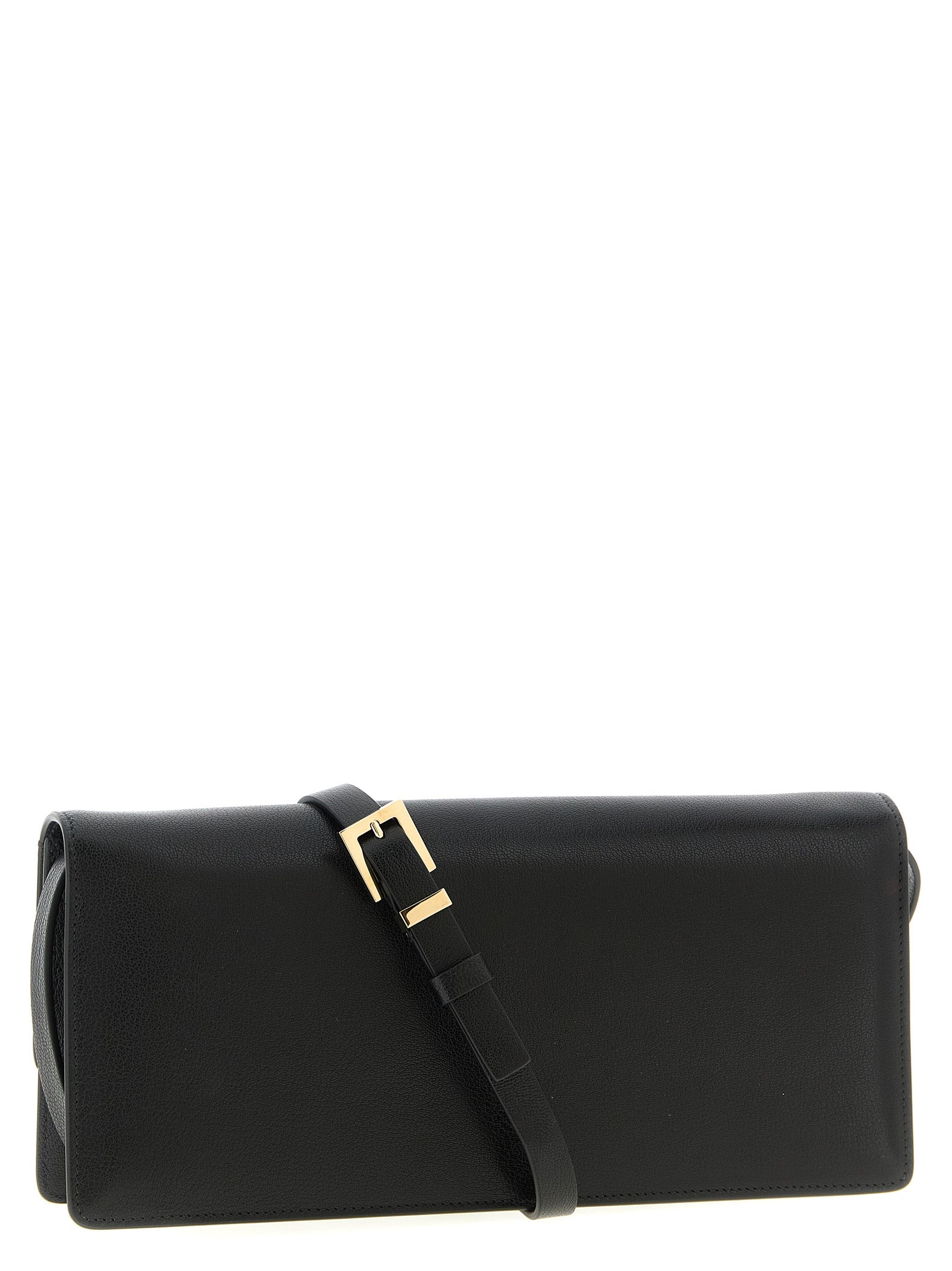 Tom Ford Black Goatskin Shoulder Women's Bag