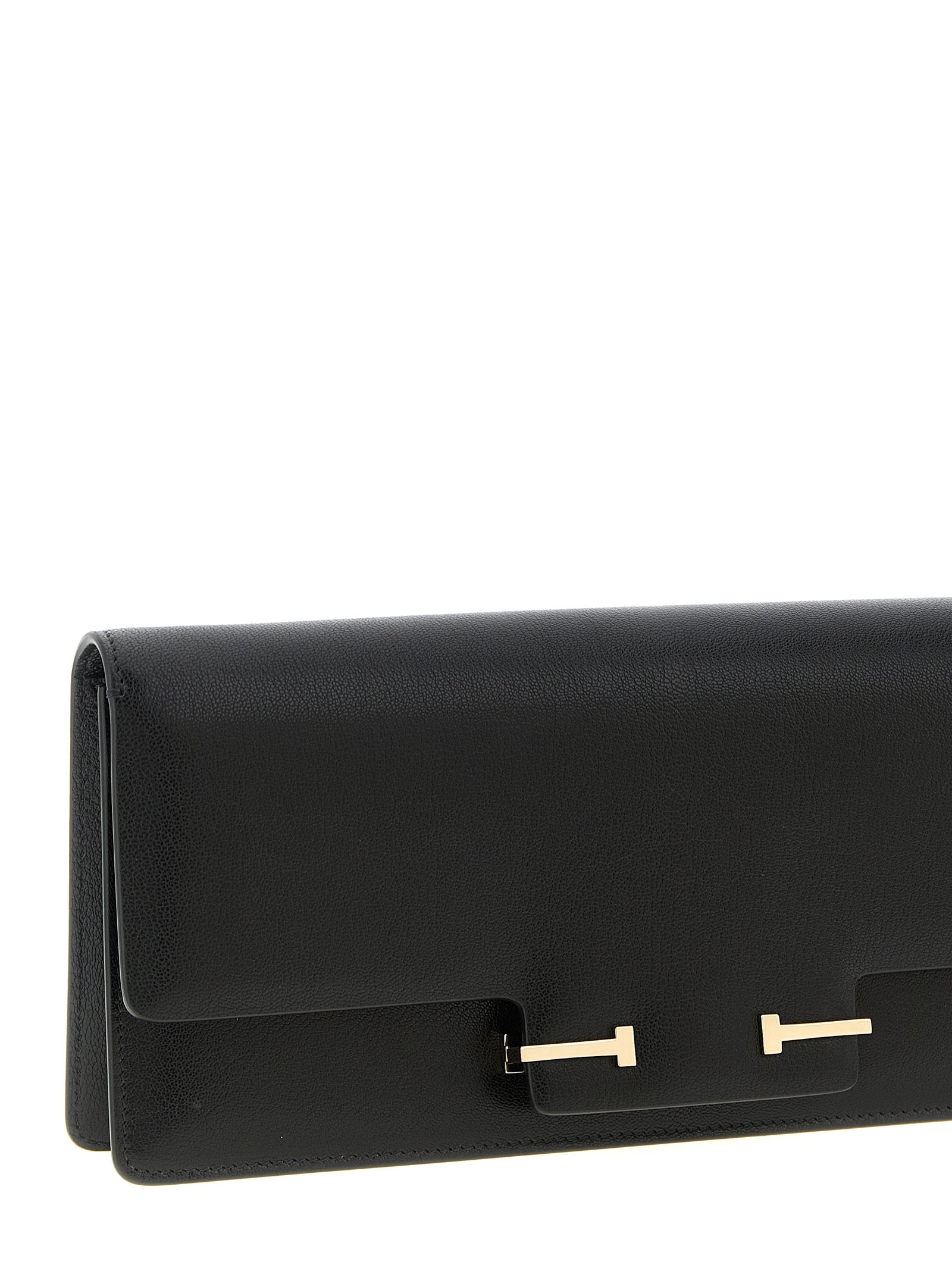 Tom Ford Black Goatskin Shoulder Women's Bag