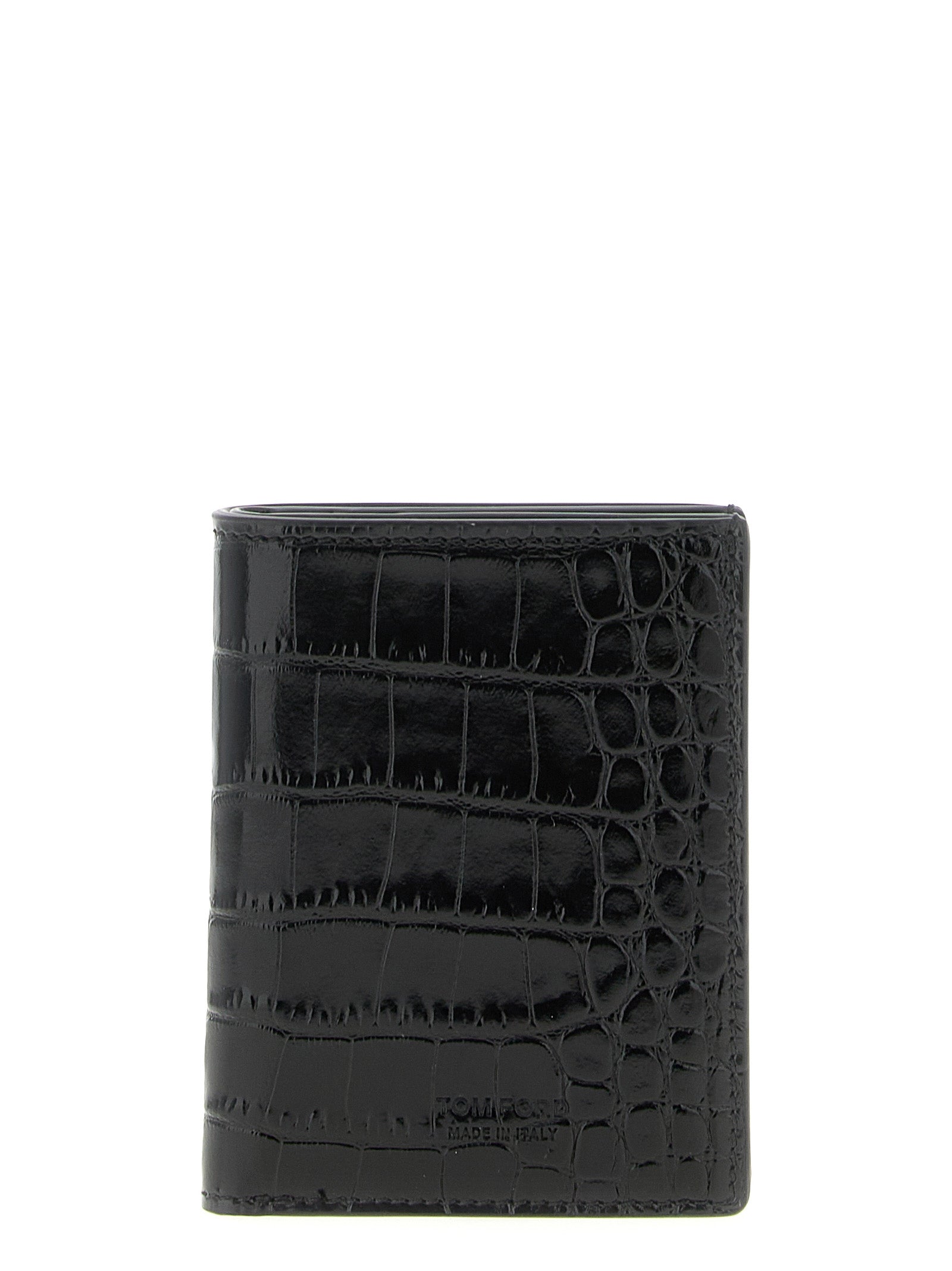 Tom Ford Black Calfskin Men's Cardholder