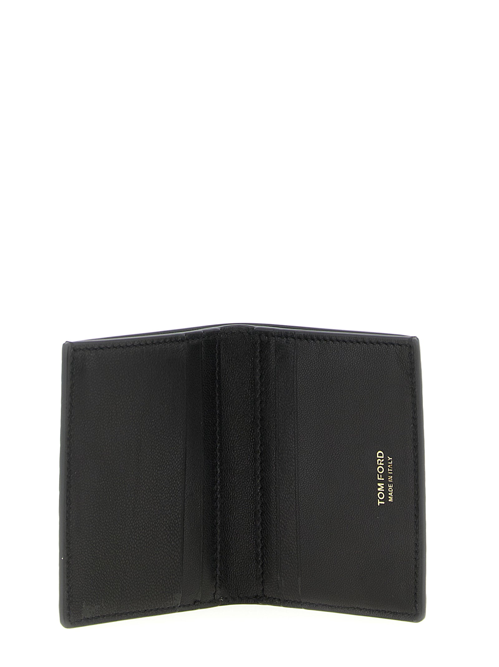 Tom Ford Black Calfskin Men's Cardholder