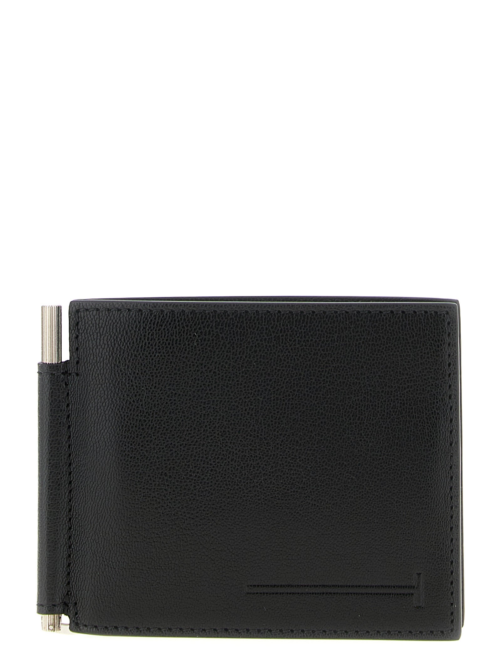 Tom Ford Black Goatskin Money Men's Clip