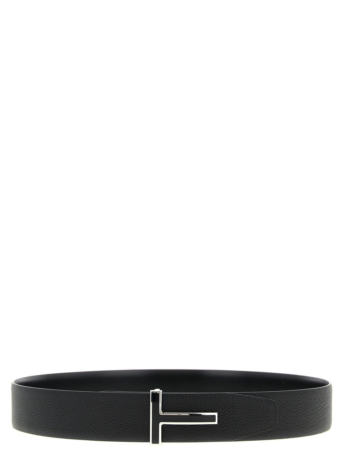 Tom Ford Black Calfskin Regular Men's Belt
