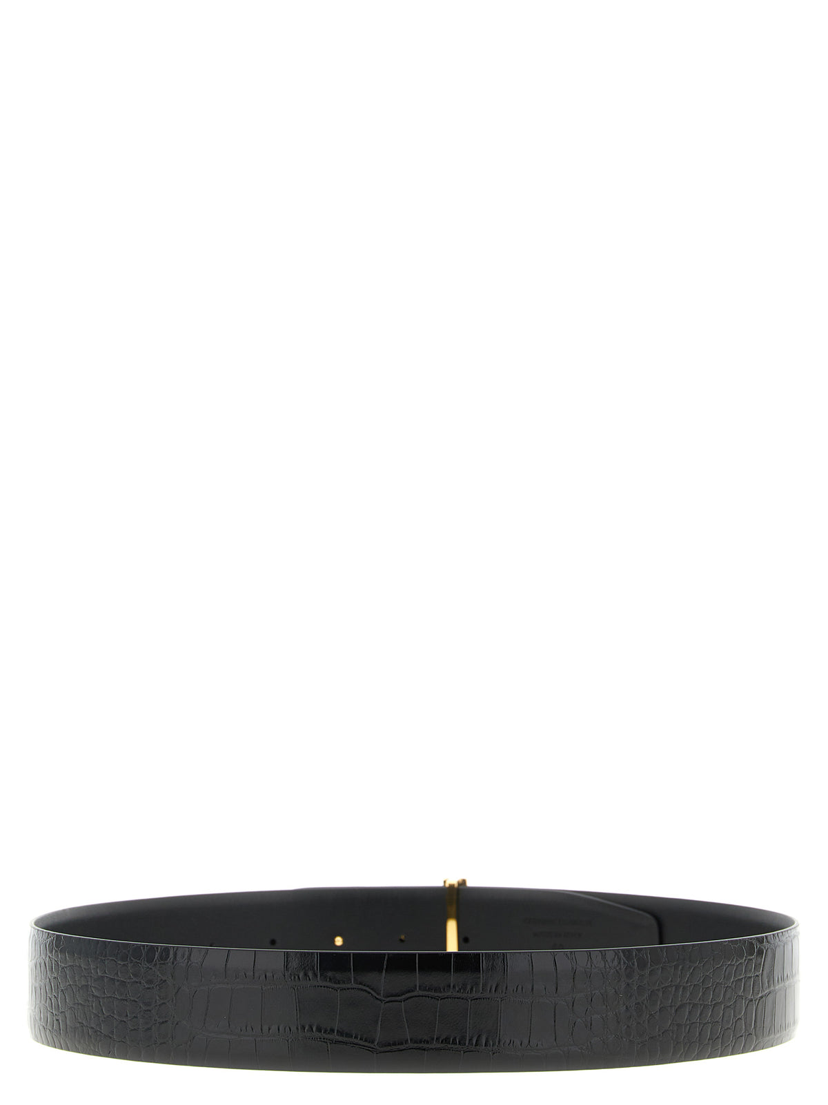 Tom Ford Black Calfskin Regular Men's Belt