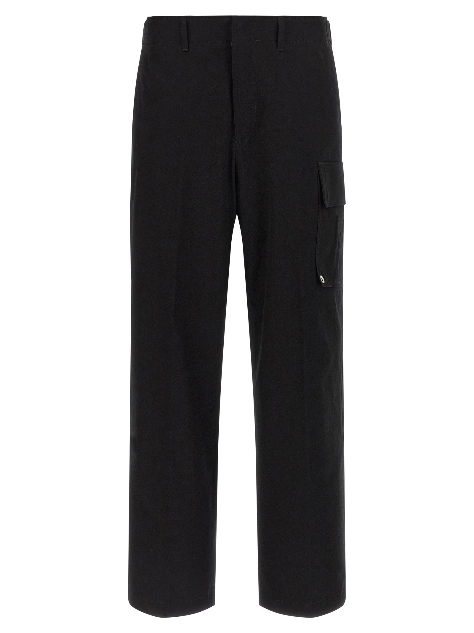 Fendi Black Cotton Cargo Men's Pants