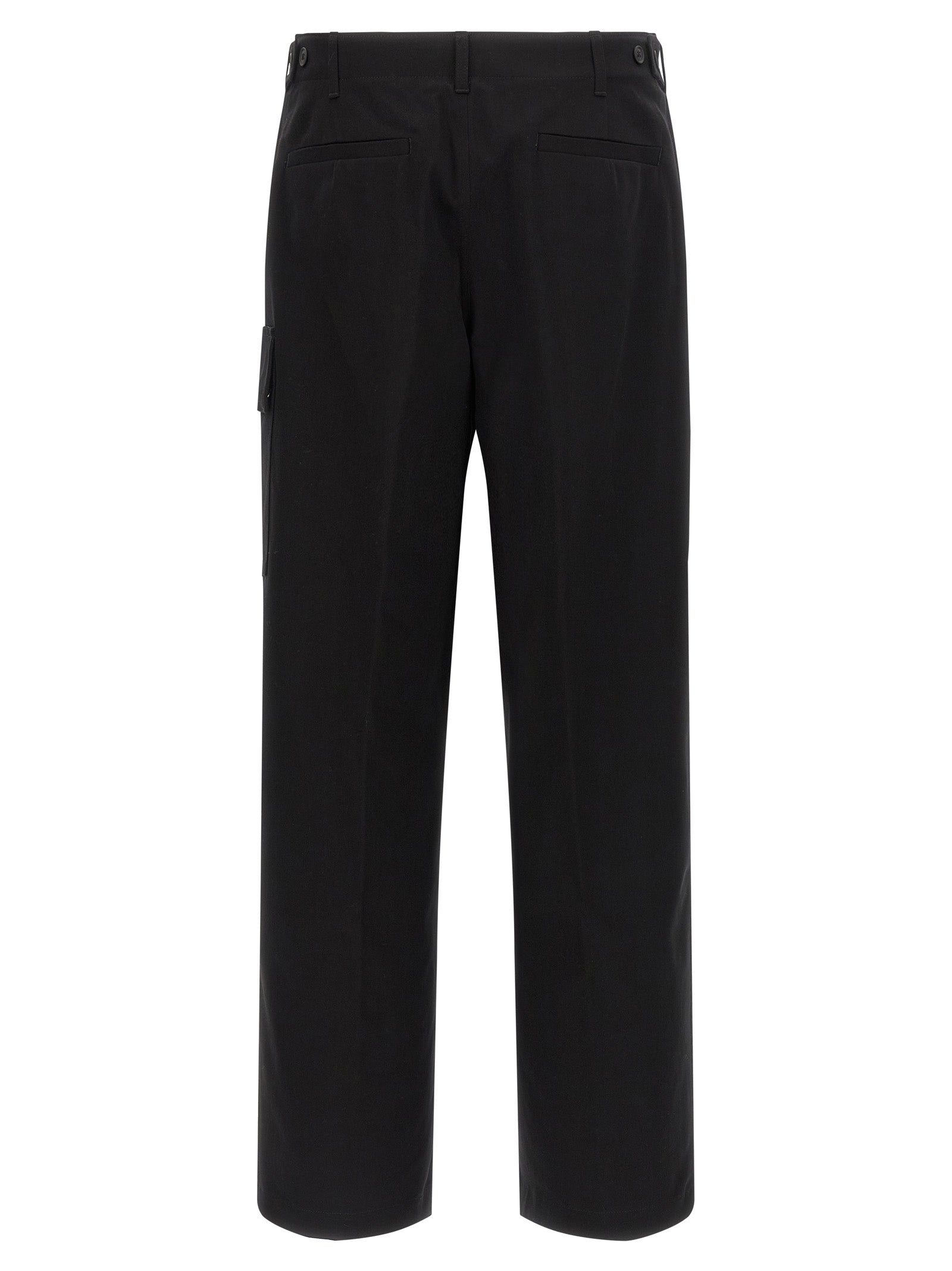 Fendi Black Cotton Cargo Men's Pants