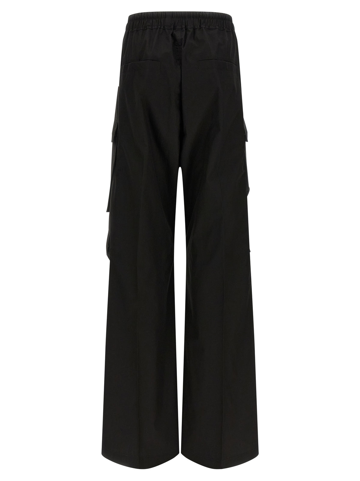 Rick Owens Black Cotton Cargo Women's Pants