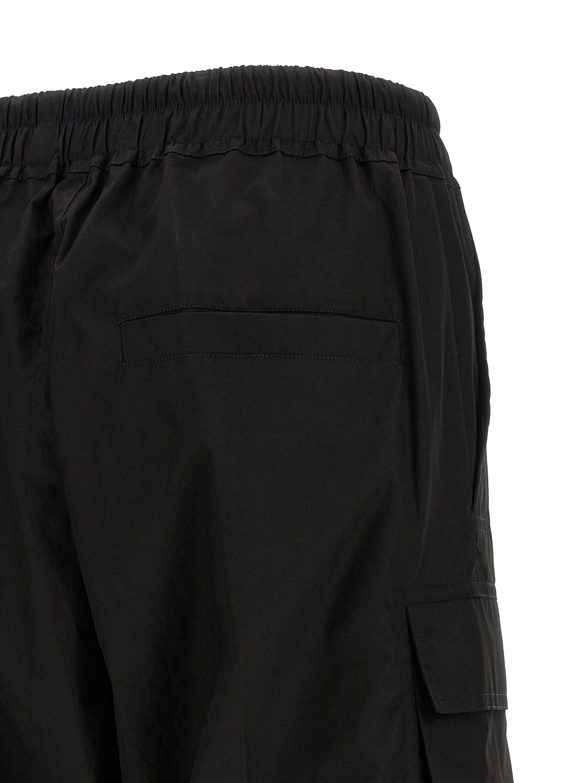 Rick Owens Black Cotton Cargo Women's Pants