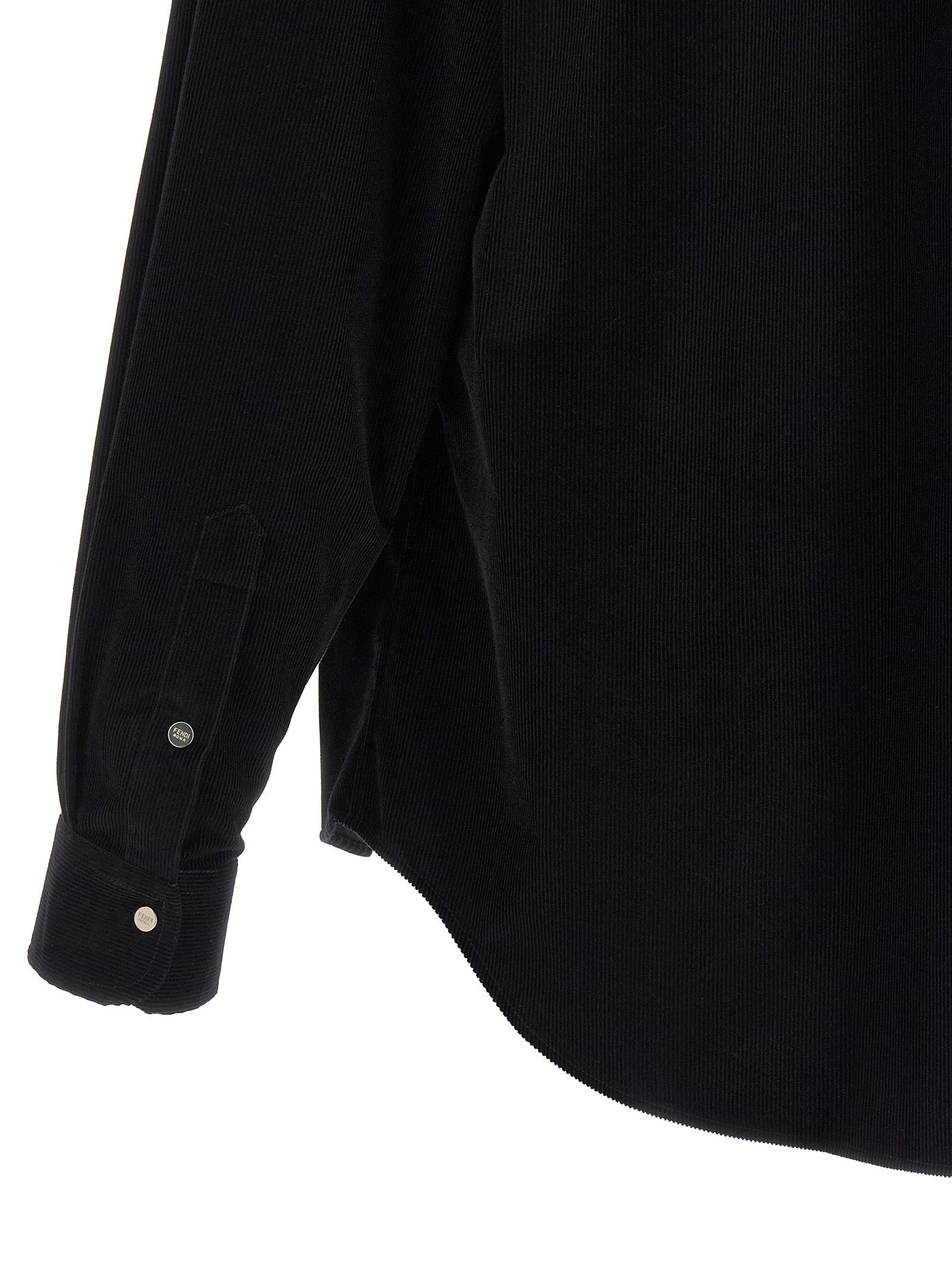 Fendi Black Cotton Men's Blouse