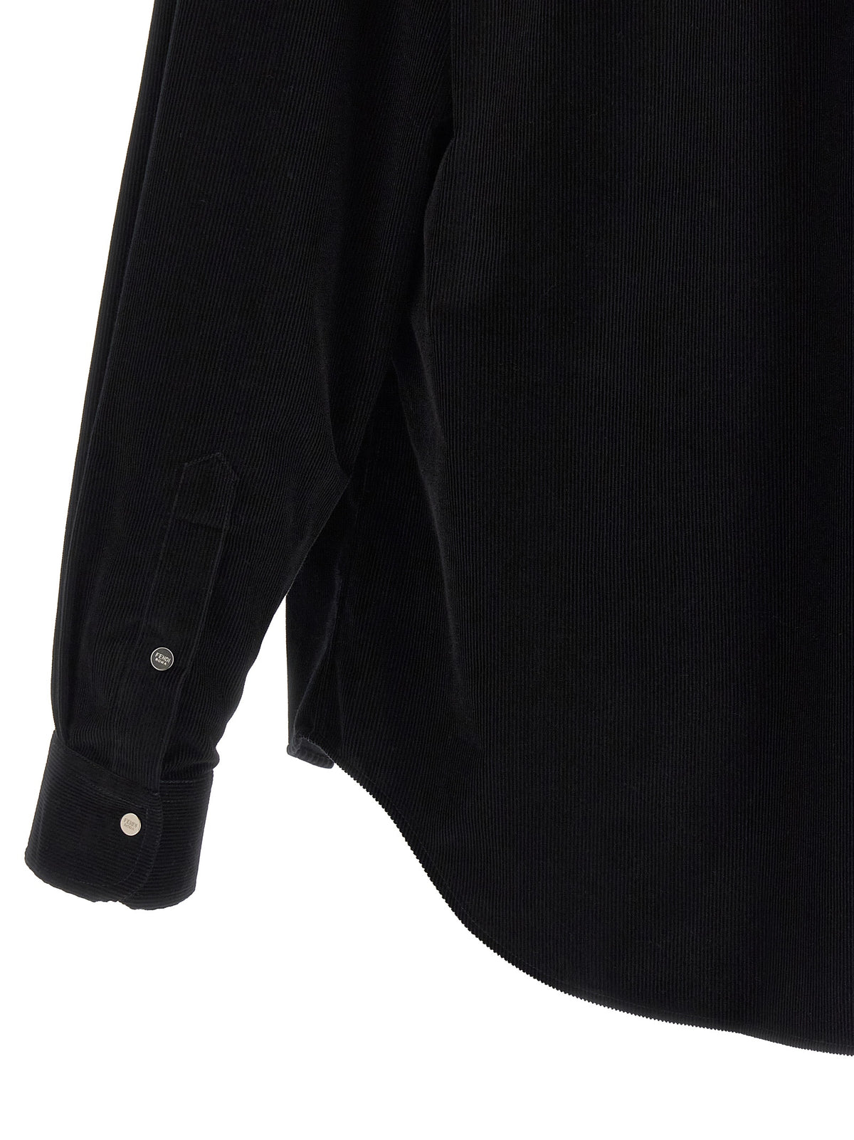 Fendi Black Cotton Men's Blouse