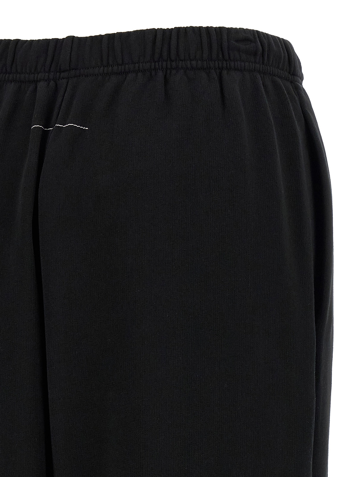 MM6 Maison Margiela Black Cotton Joggers (Workout Women's Pants)
