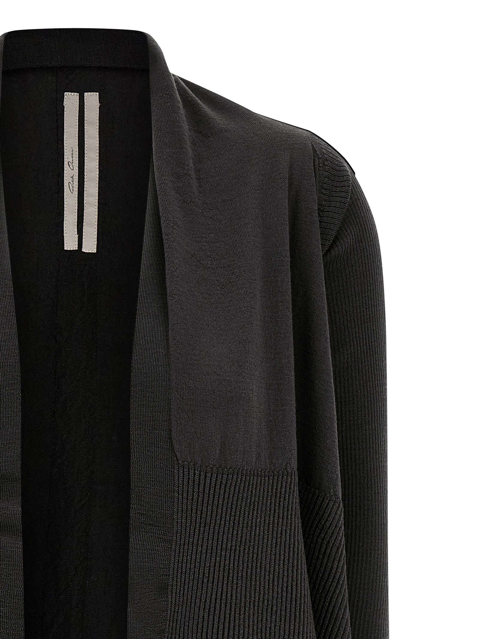 Rick Owens Black Wool Women's Cardigan