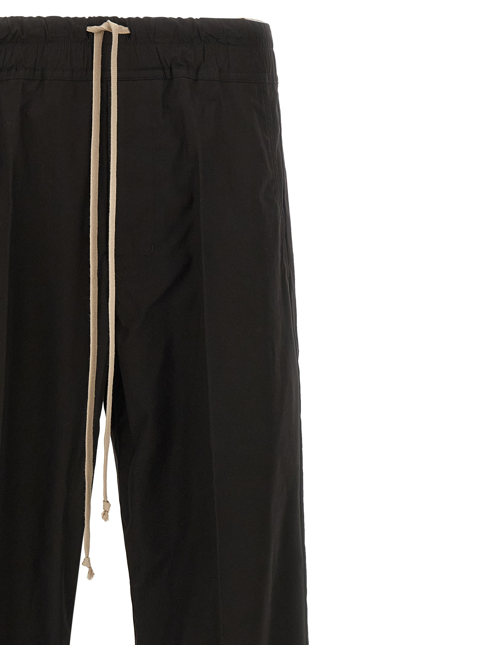 Rick Owens Black Cotton Casual Men's Pants