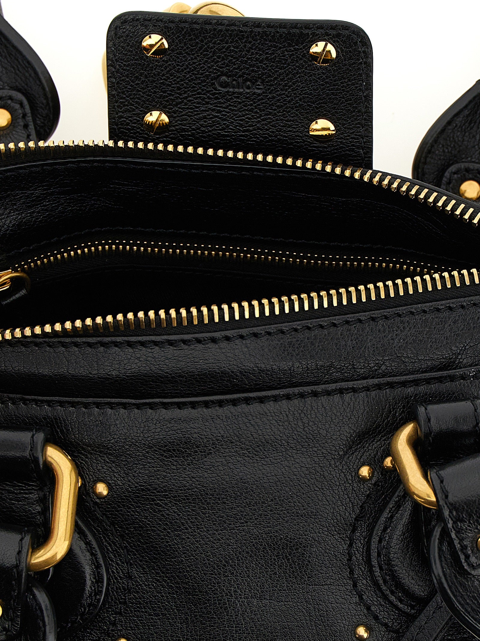 Chloé Black Buffalo Leather Women's Handbag