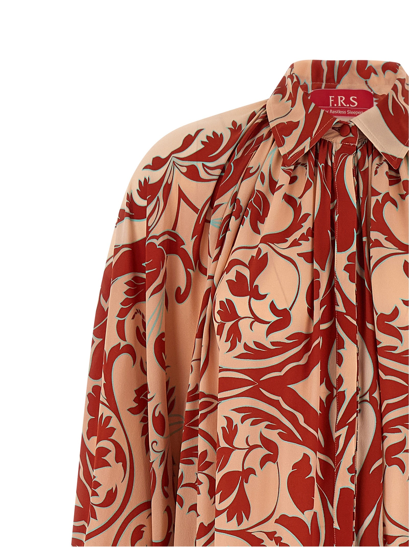 F.R.S. - FOR RESTLESS SLEEPERS Multicolor Silk Long Women's Dress