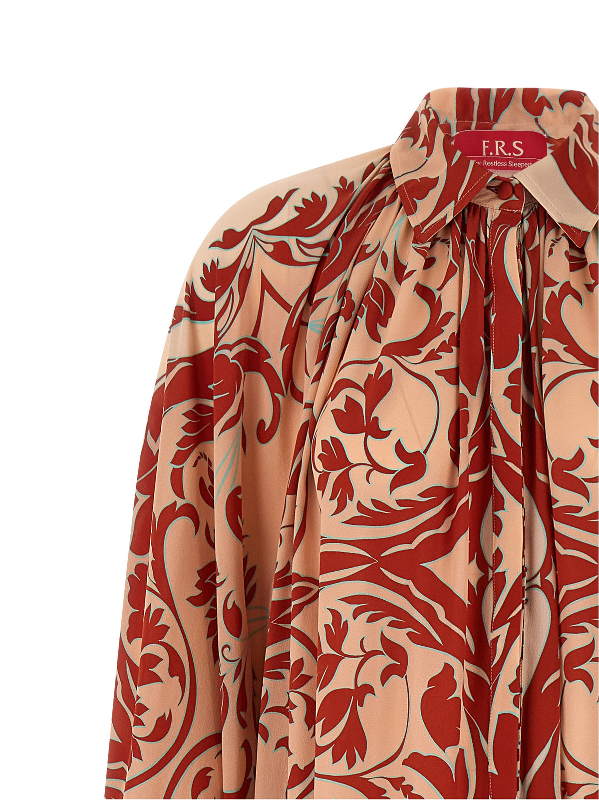 F.R.S. - FOR RESTLESS SLEEPERS Multicolor Silk Long Women's Dress