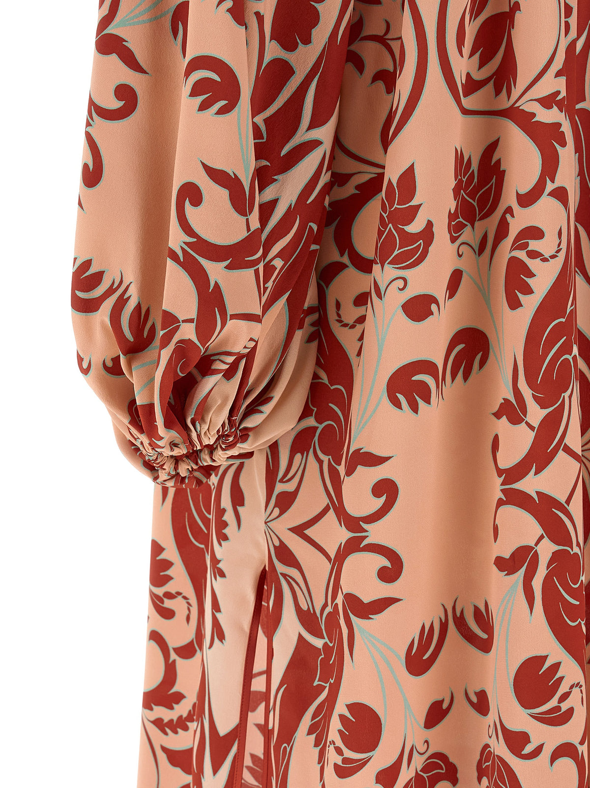 F.R.S. - FOR RESTLESS SLEEPERS Multicolor Silk Long Women's Dress