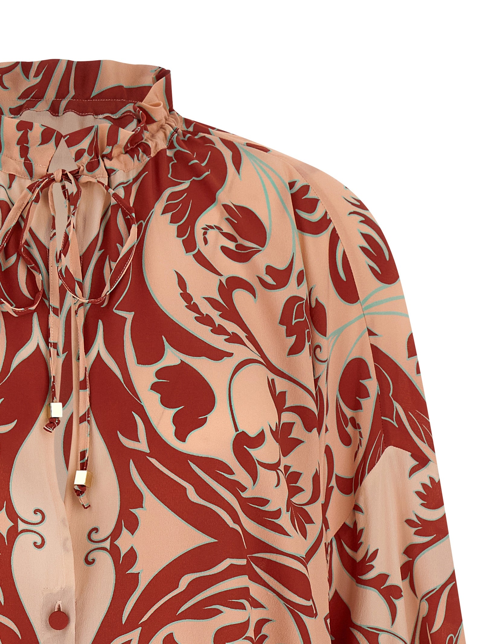 F.R.S. - FOR RESTLESS SLEEPERS Multicolor Silk Women's Blouse