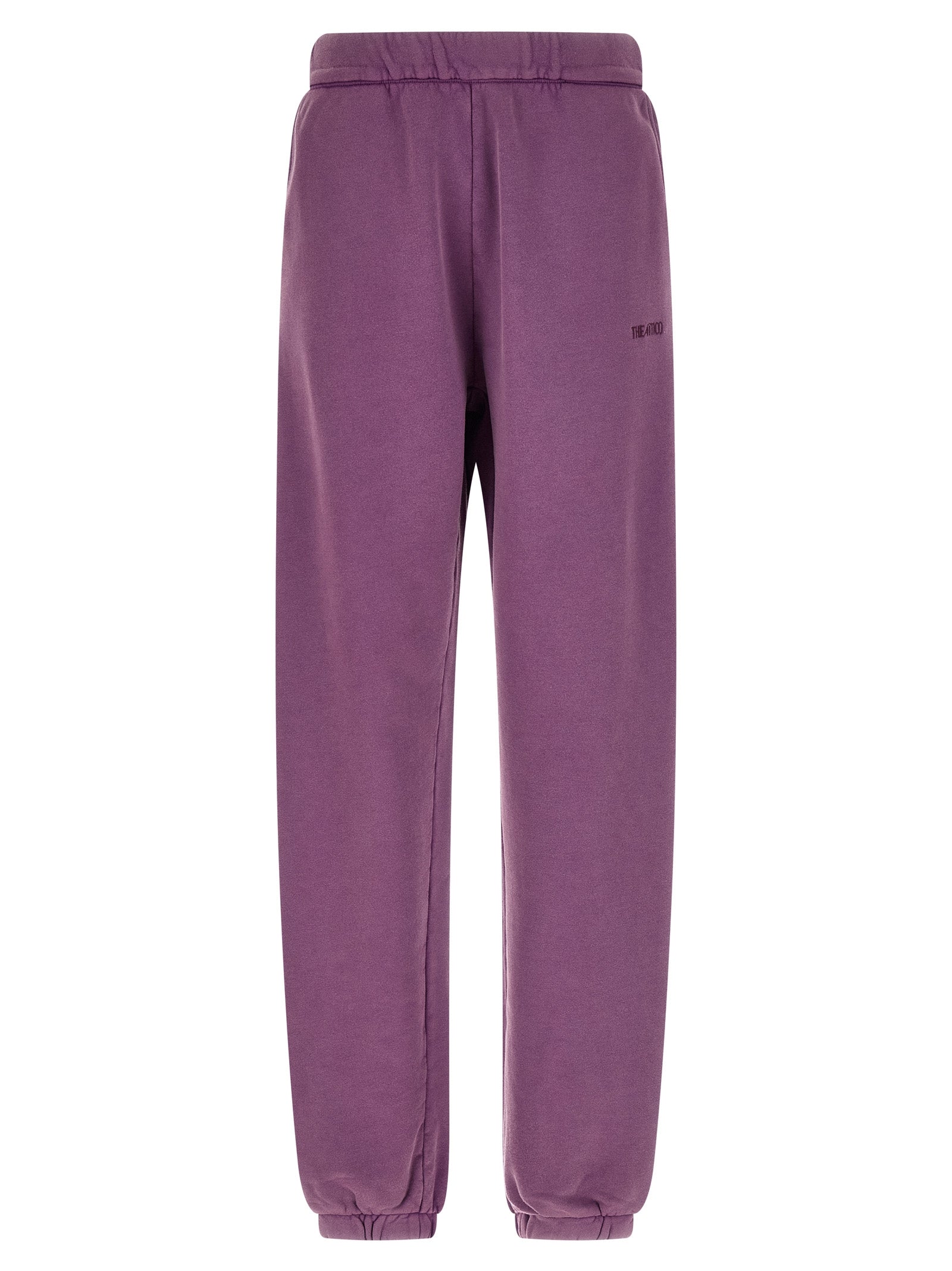 The Attico Purple Cotton Joggers (Workout Women's Pants)