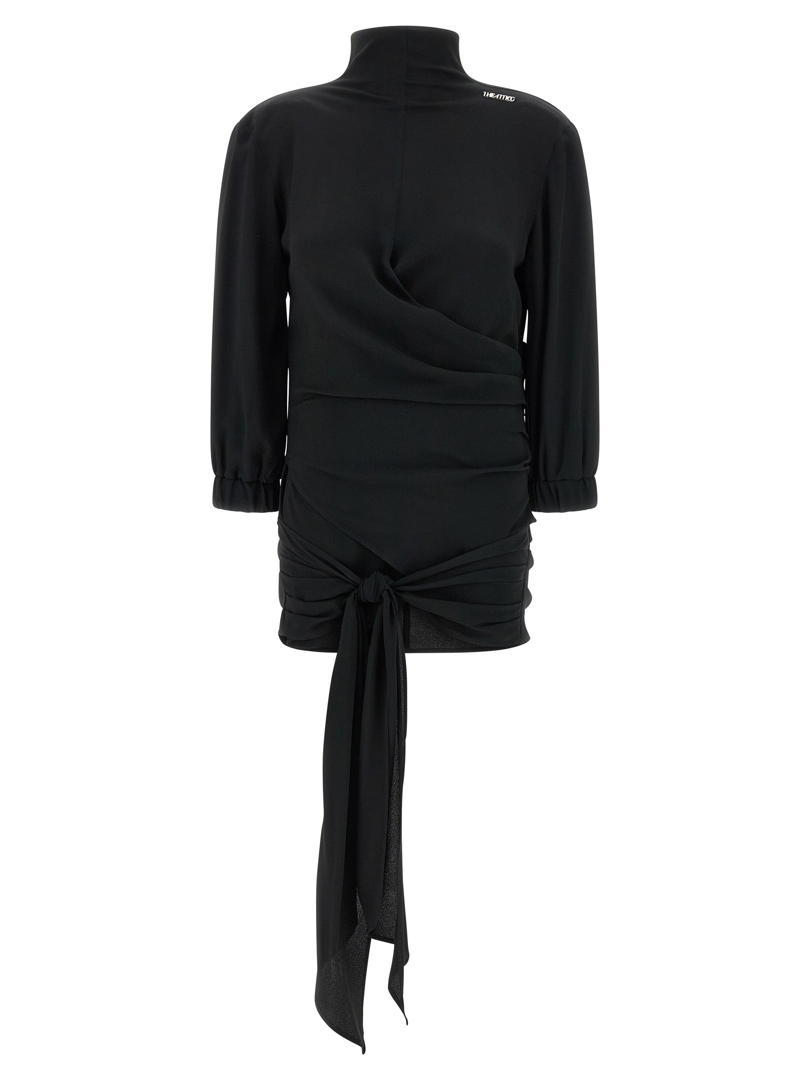 The Attico Black Acetate Tank Women's Tops